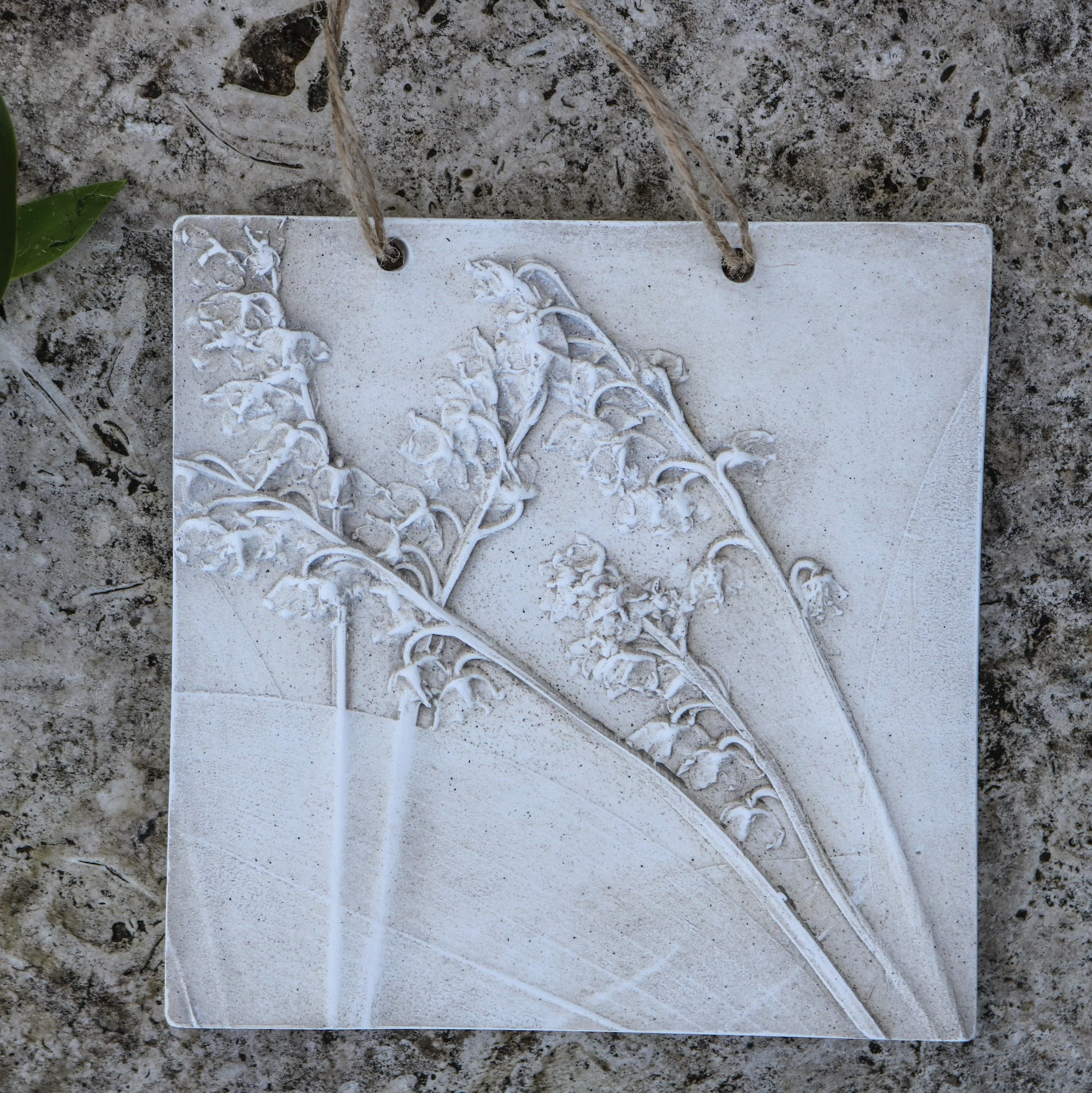 Lilly of the valley hanging Botanical print tile