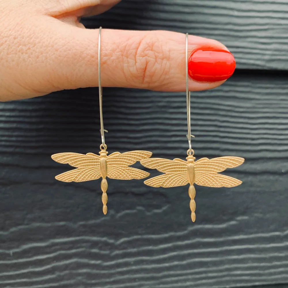 Flying Dragonfly earrings