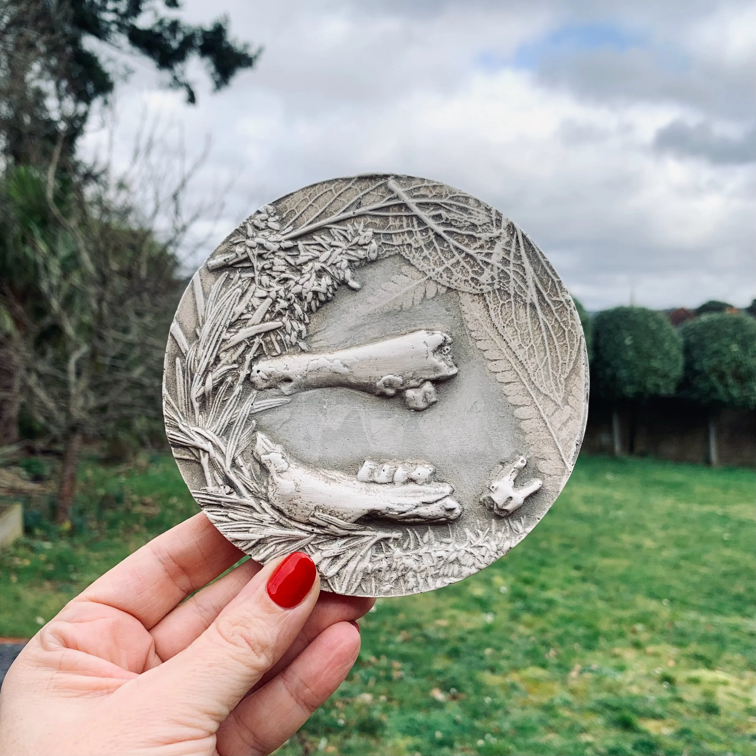 Botanical Spirit animal bones circular Print (Special Price)