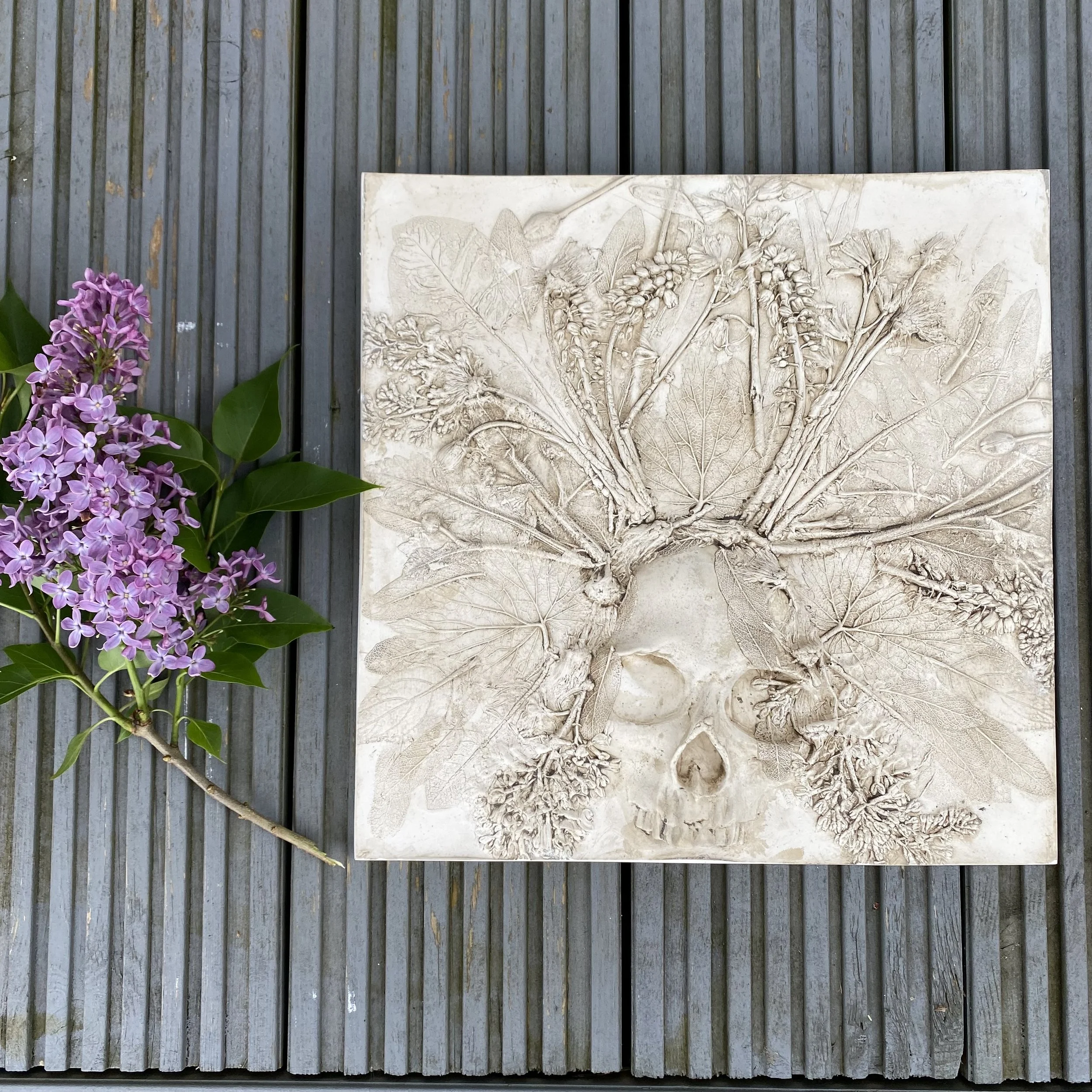 Beltane Skull Spirit Wall Hanging