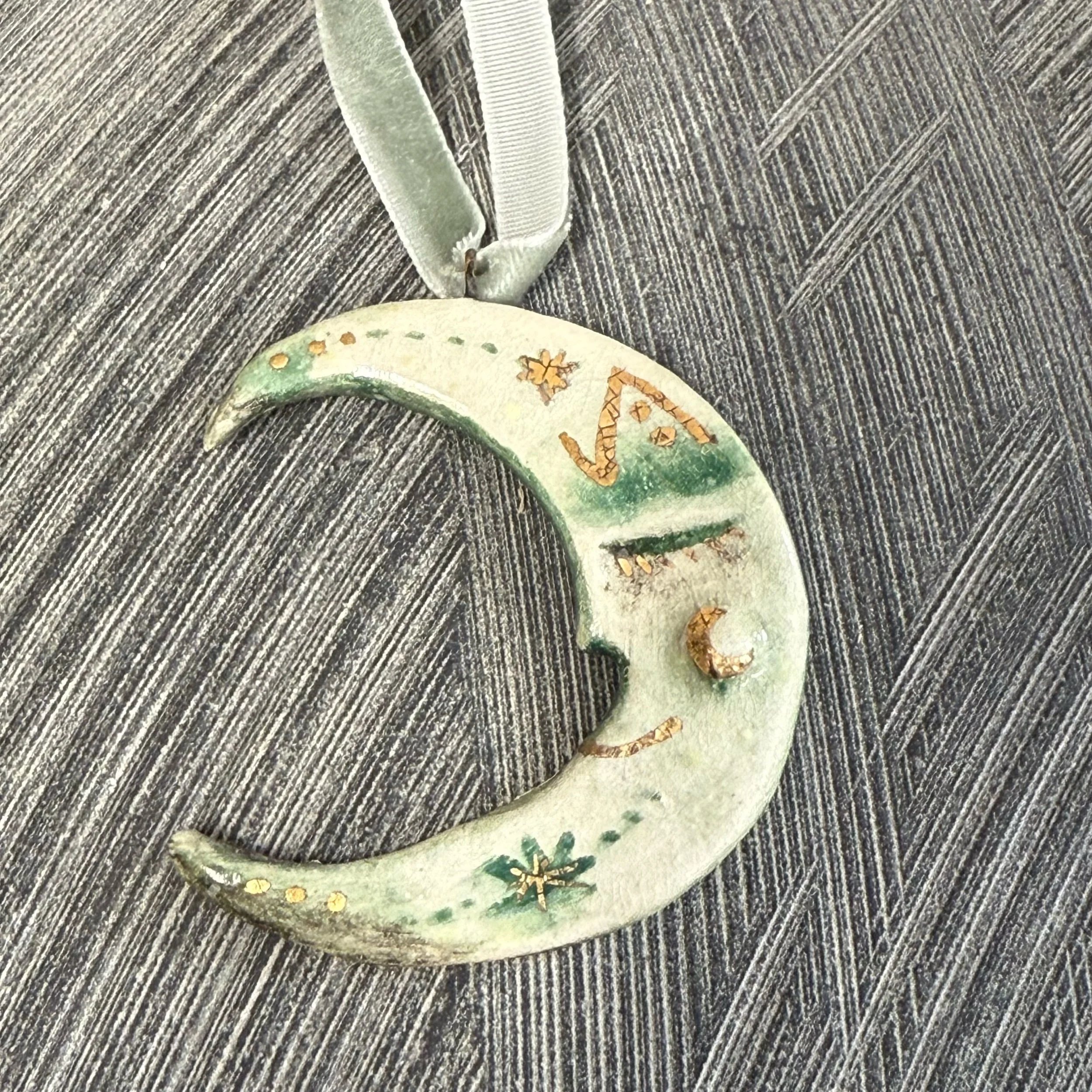 Ceramic Decorative Hanging Moon