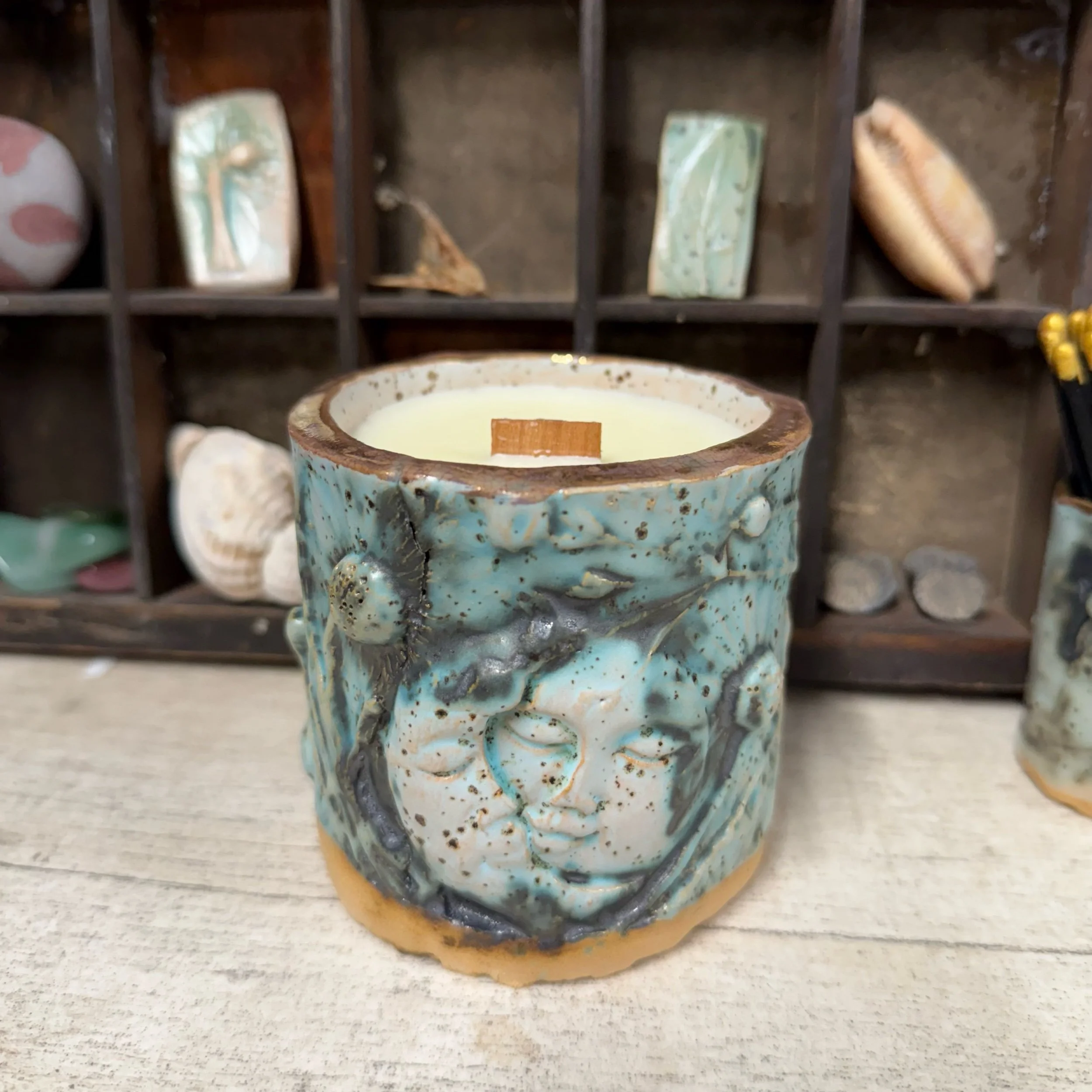 Full Moon ltd Edition Ceramic Candle
