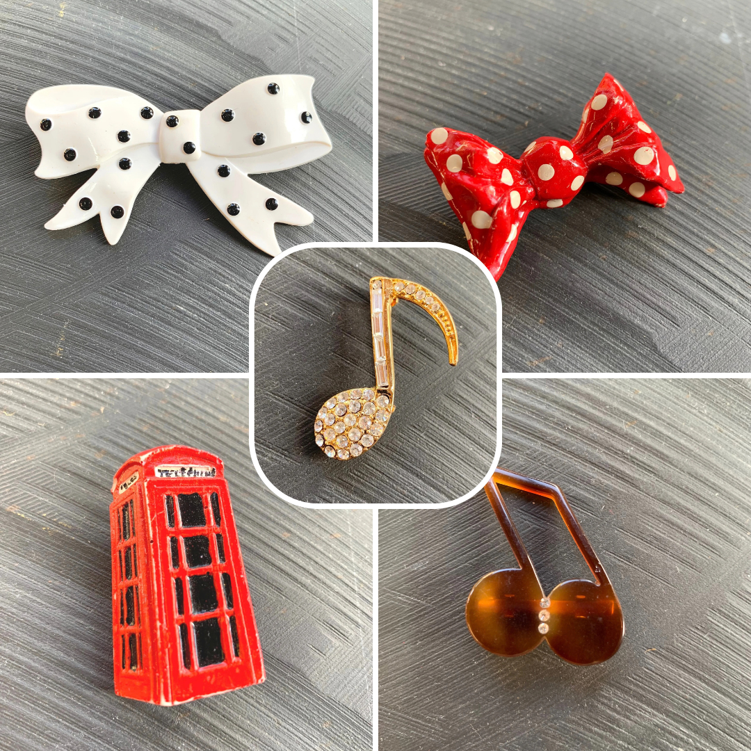 Vintage Brooches Various (end of Line)