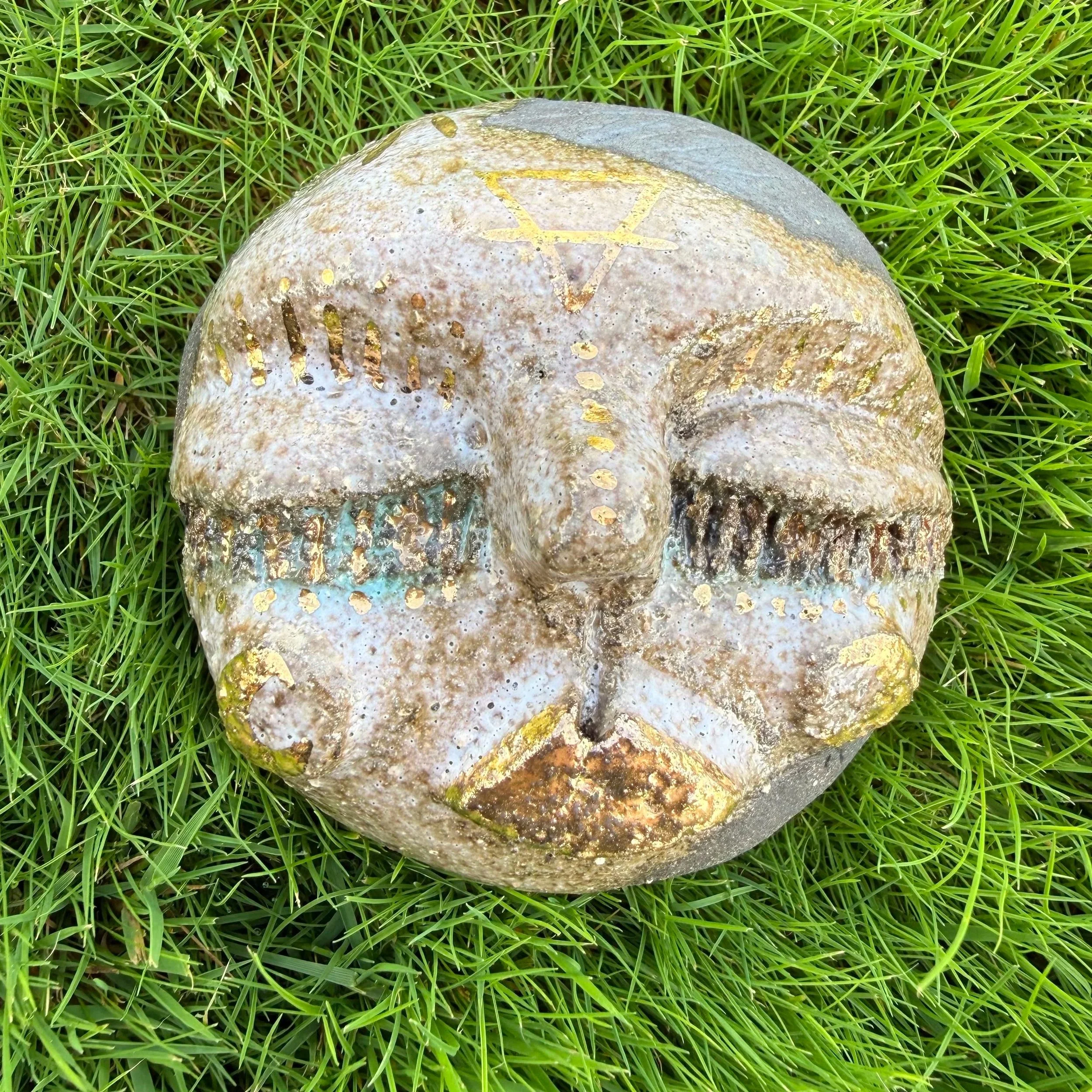 Terra Luna Earth Moon Ceramic Goddess