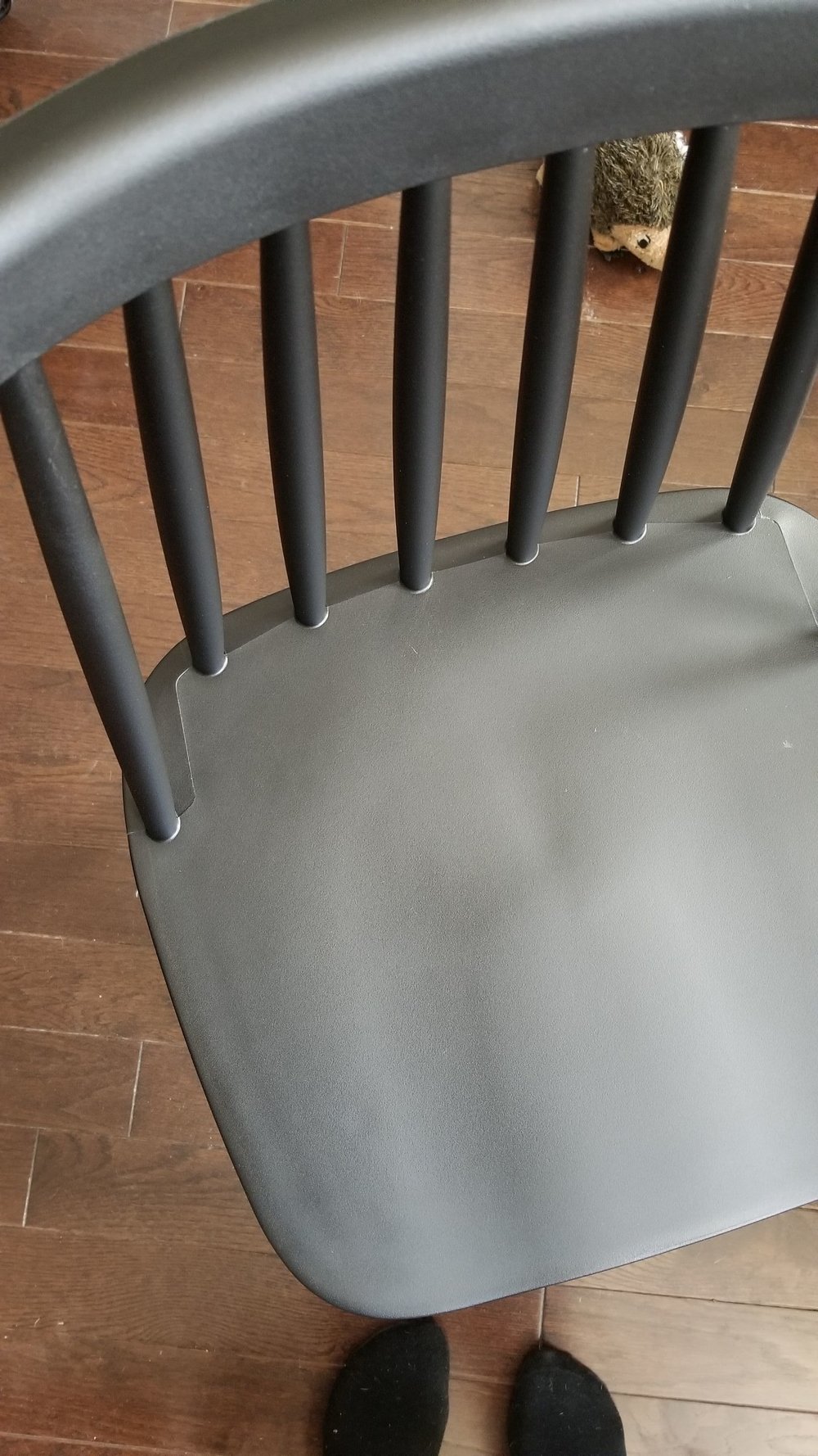 Black Plastic Dining Chair 2