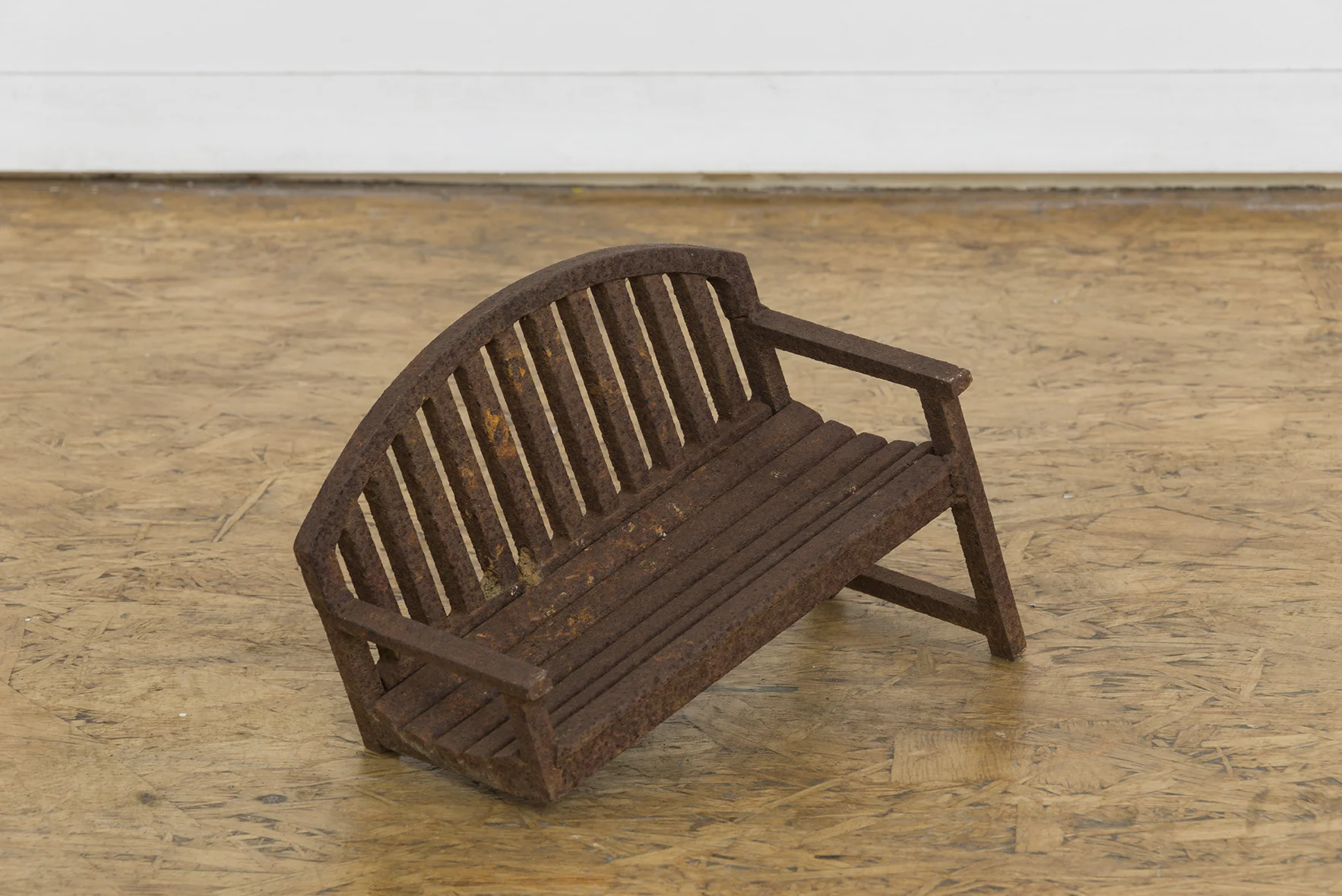 Bri Williams The Hand That Bit , 2016 metal, rust 8 x 10 x 8 inches