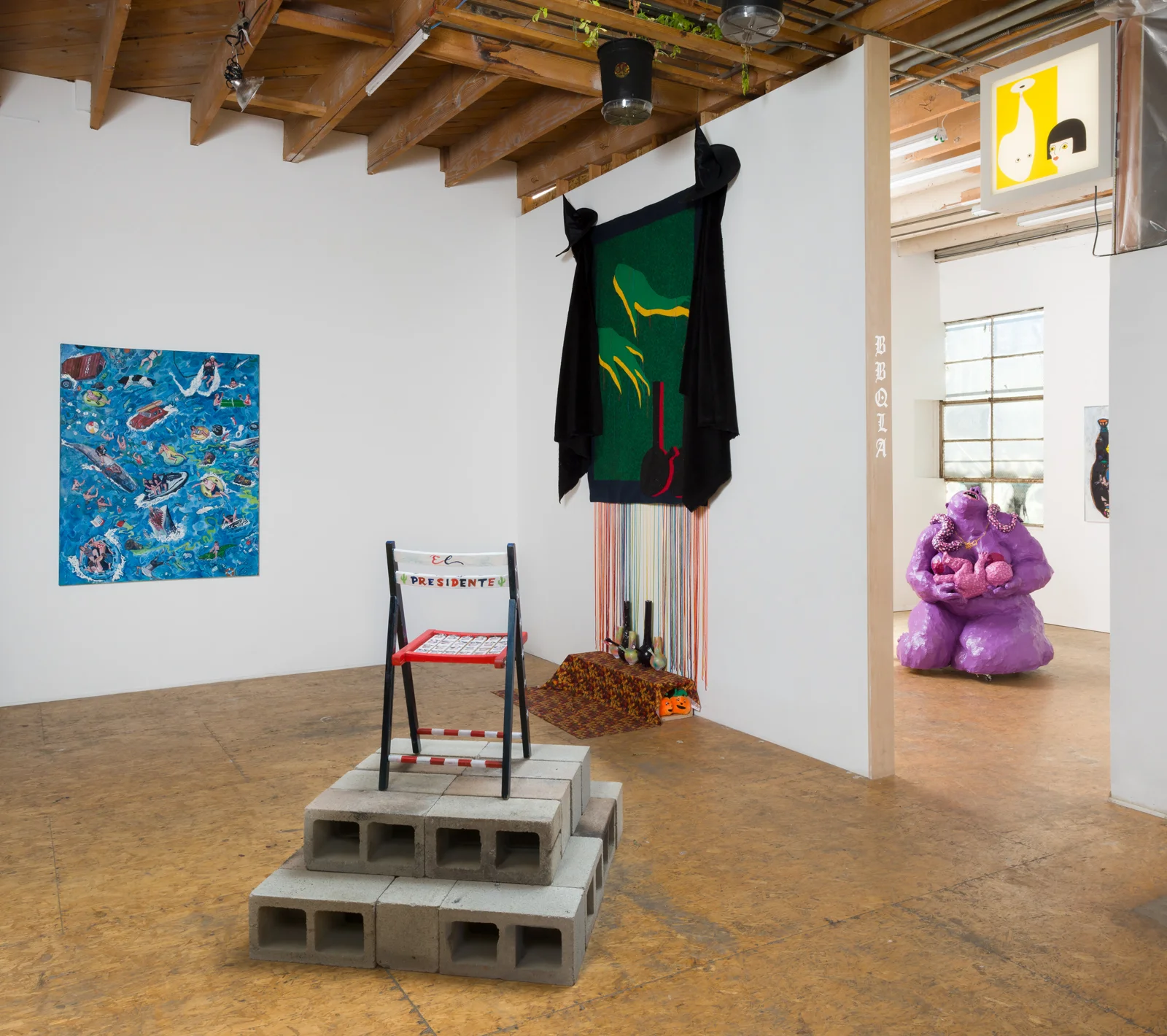 Tropical Hotdog Night Installation View BBQLA, Los Angeles, 2017
