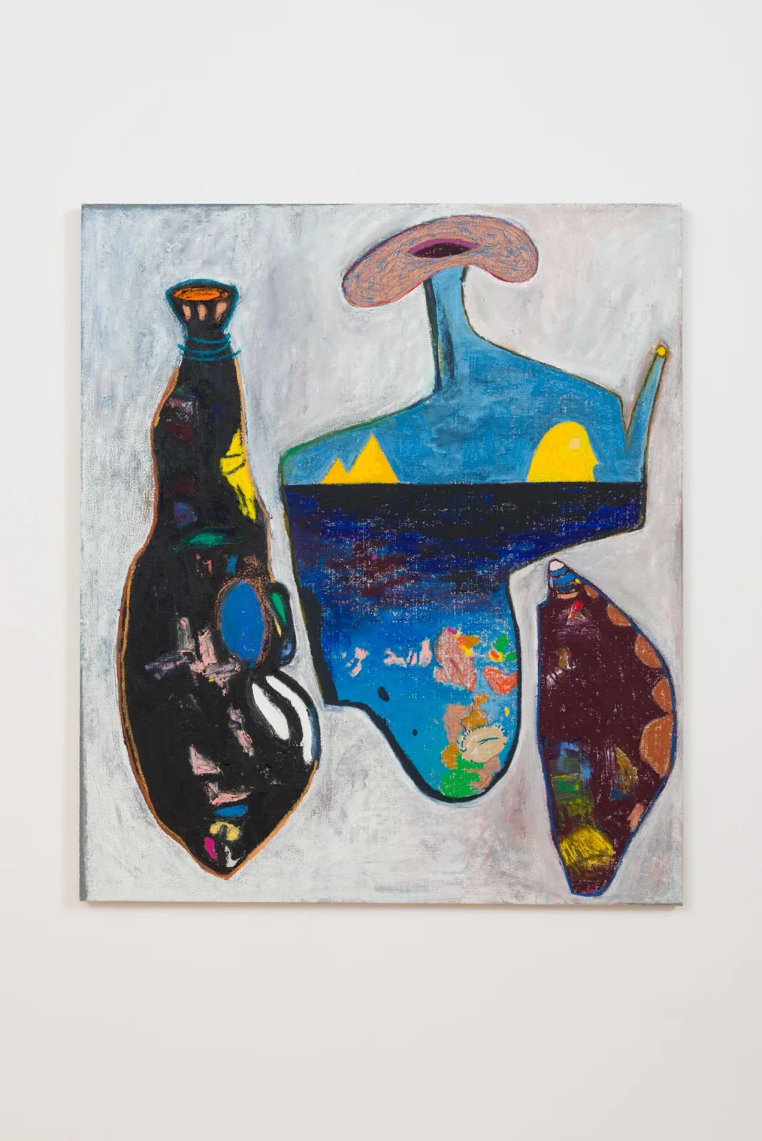Ryan Fenchel Two Stones, Antiquity, 2017 oil on canvas 35 x 40 in.