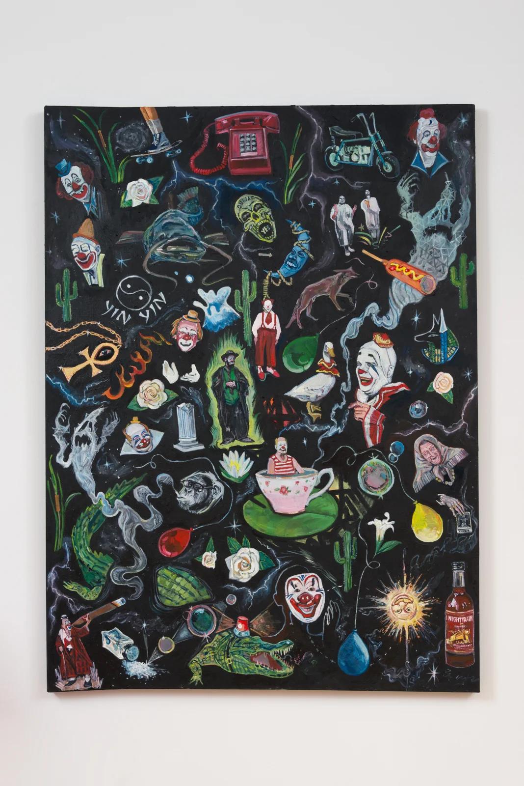 Davey Gant The Bad Bad, 2016 oil on canvas 44 x 60 in.