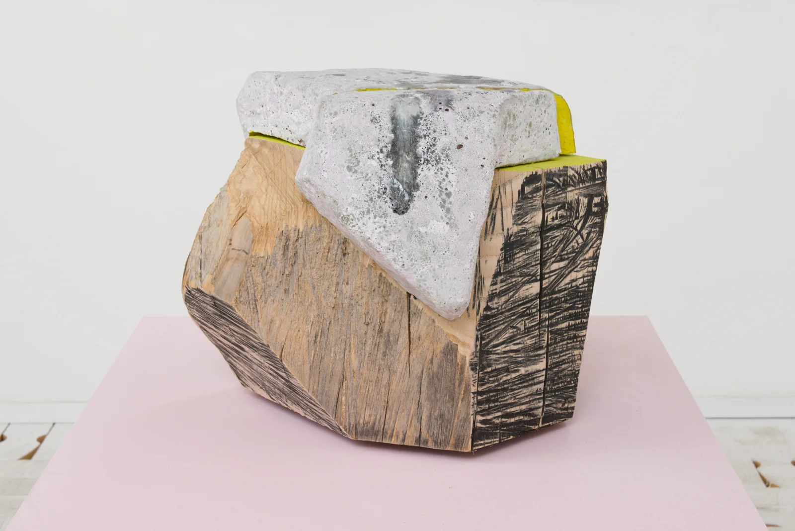 Arlene Shechet Face the Music , 2016 (detail view)