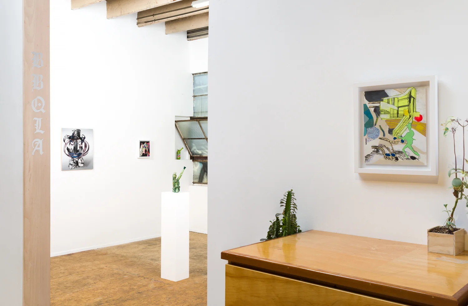 Oro En Paz Installation View BBQLA, Los Angeles, 2017