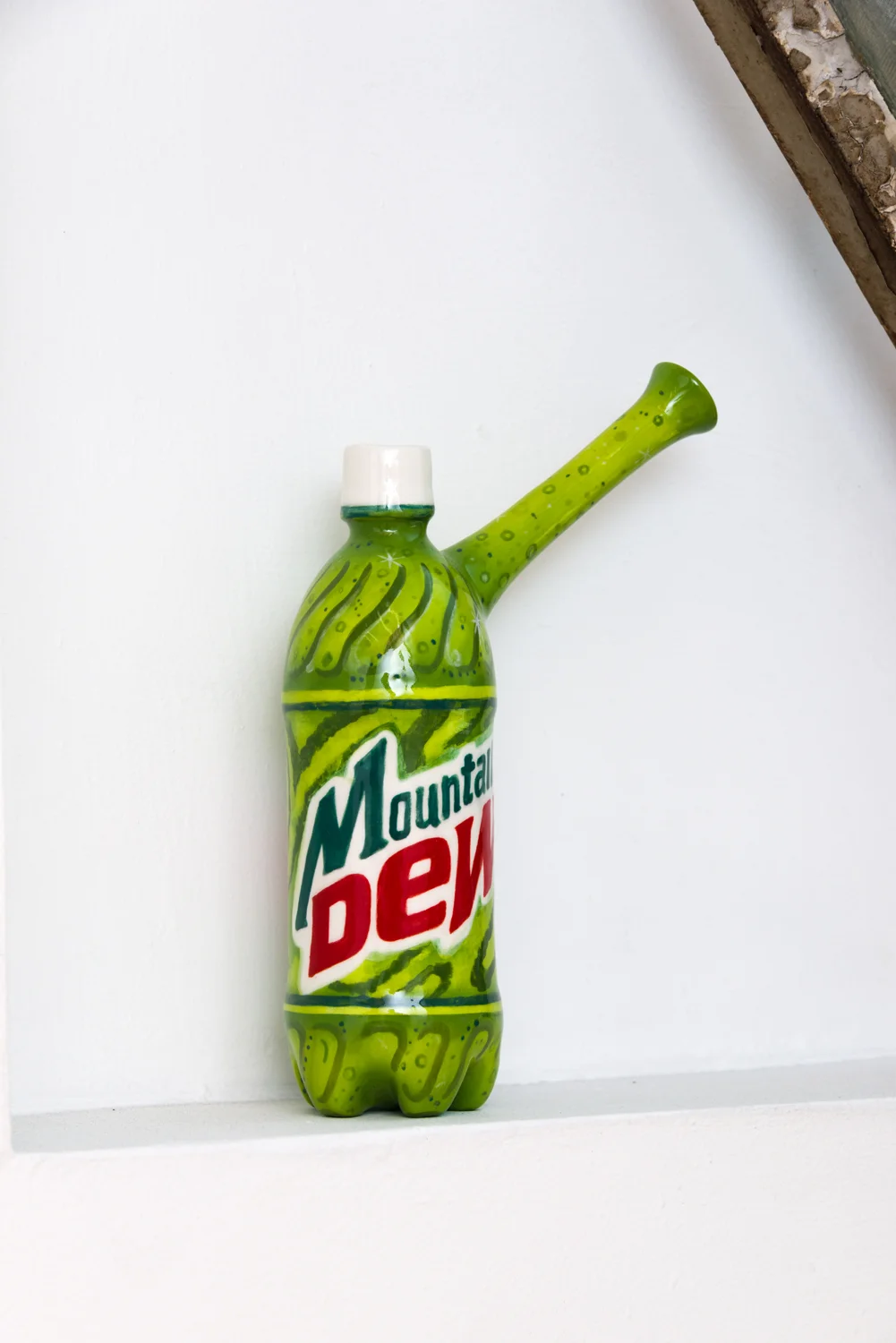 John de Fazio Mt. Dew Bong , 2014 glazed earthenware 9 x 6 x 3 in.