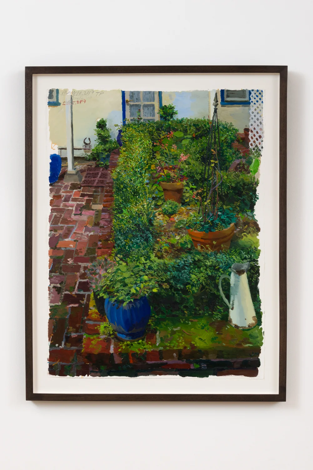 Terry Powers May 10-15, 2017 , 2017 oil on paper 35 x 27 in.