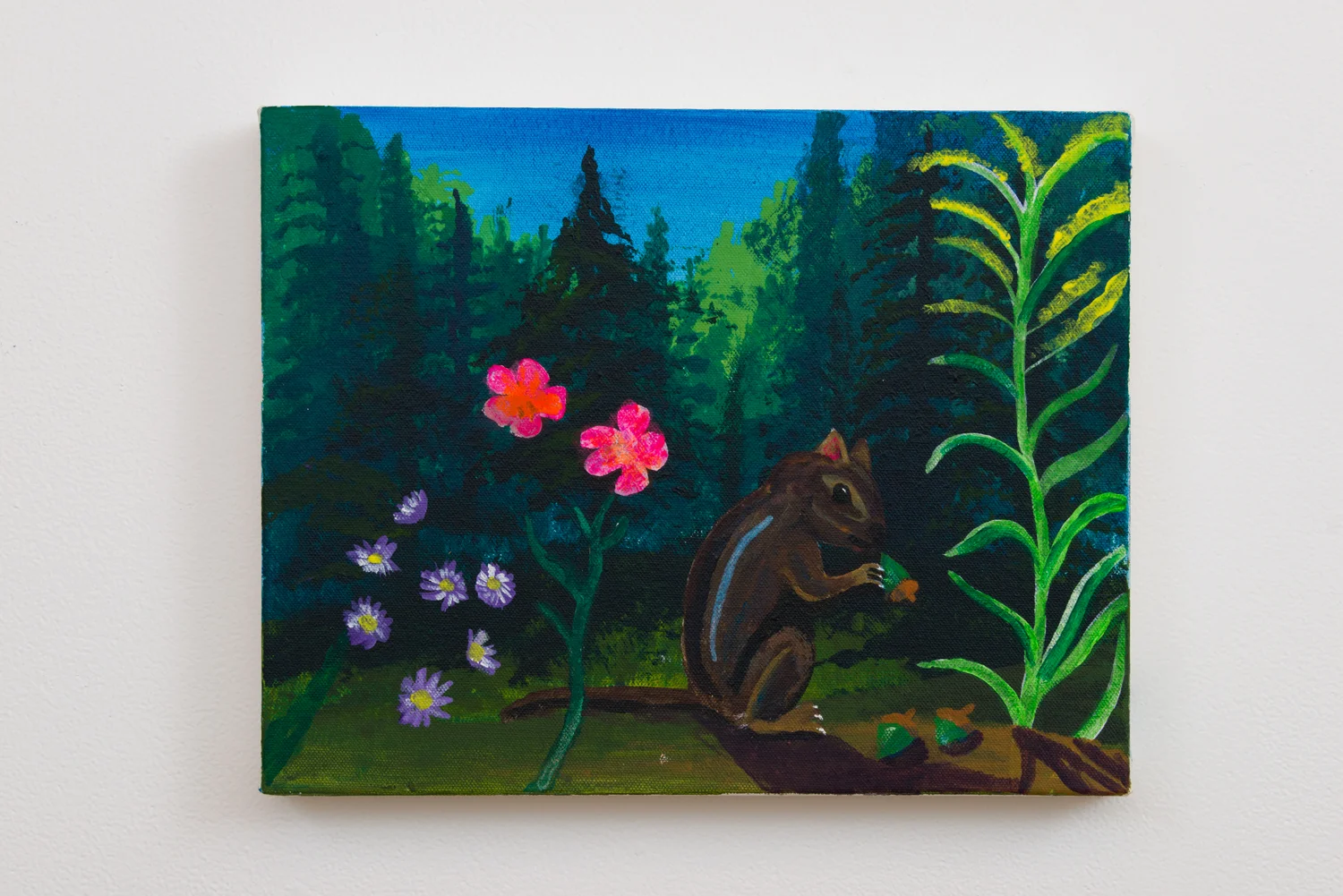 Joe Roberts Untitled , 2017 acrylic on canvas 11 x 14 in.