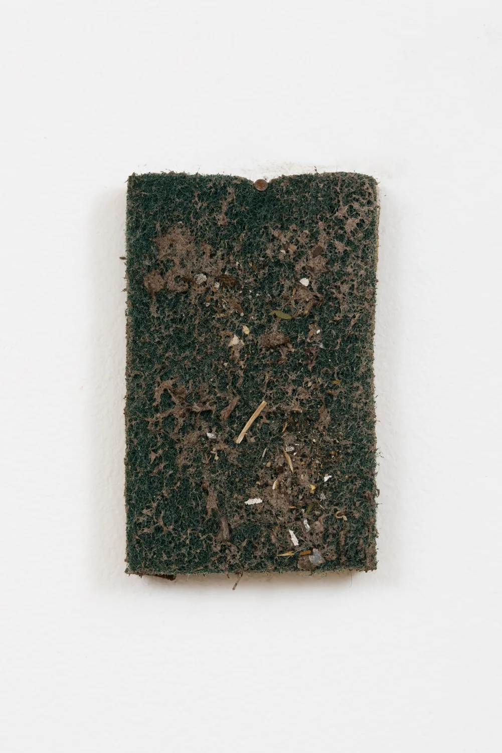 manuel arturo abreu Untitled , 2015 sponge and grime 4 ½ x 2 ¾ x ¾ inches