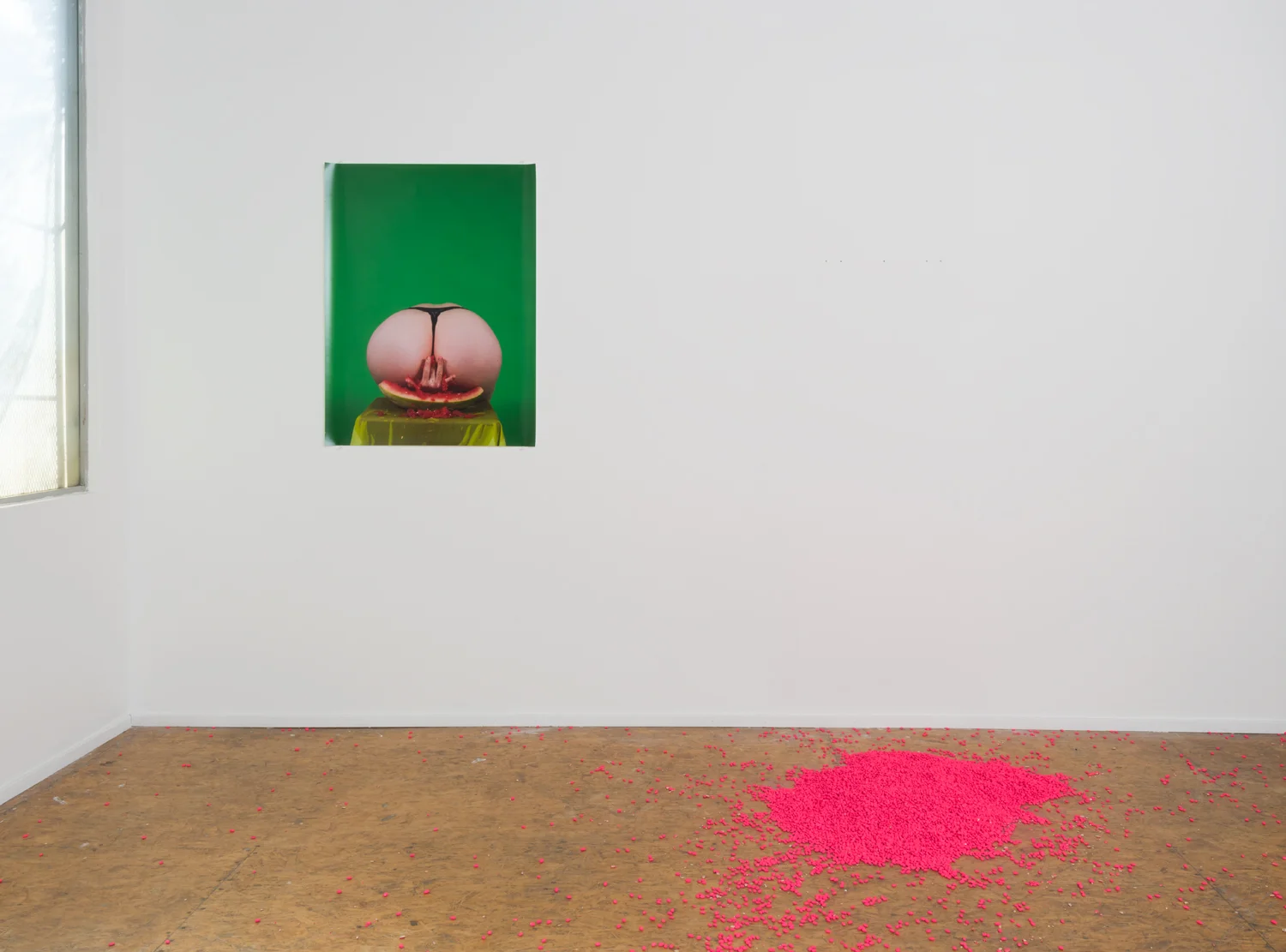 Facing Installation View BBQLA, Los Angeles, 2017
