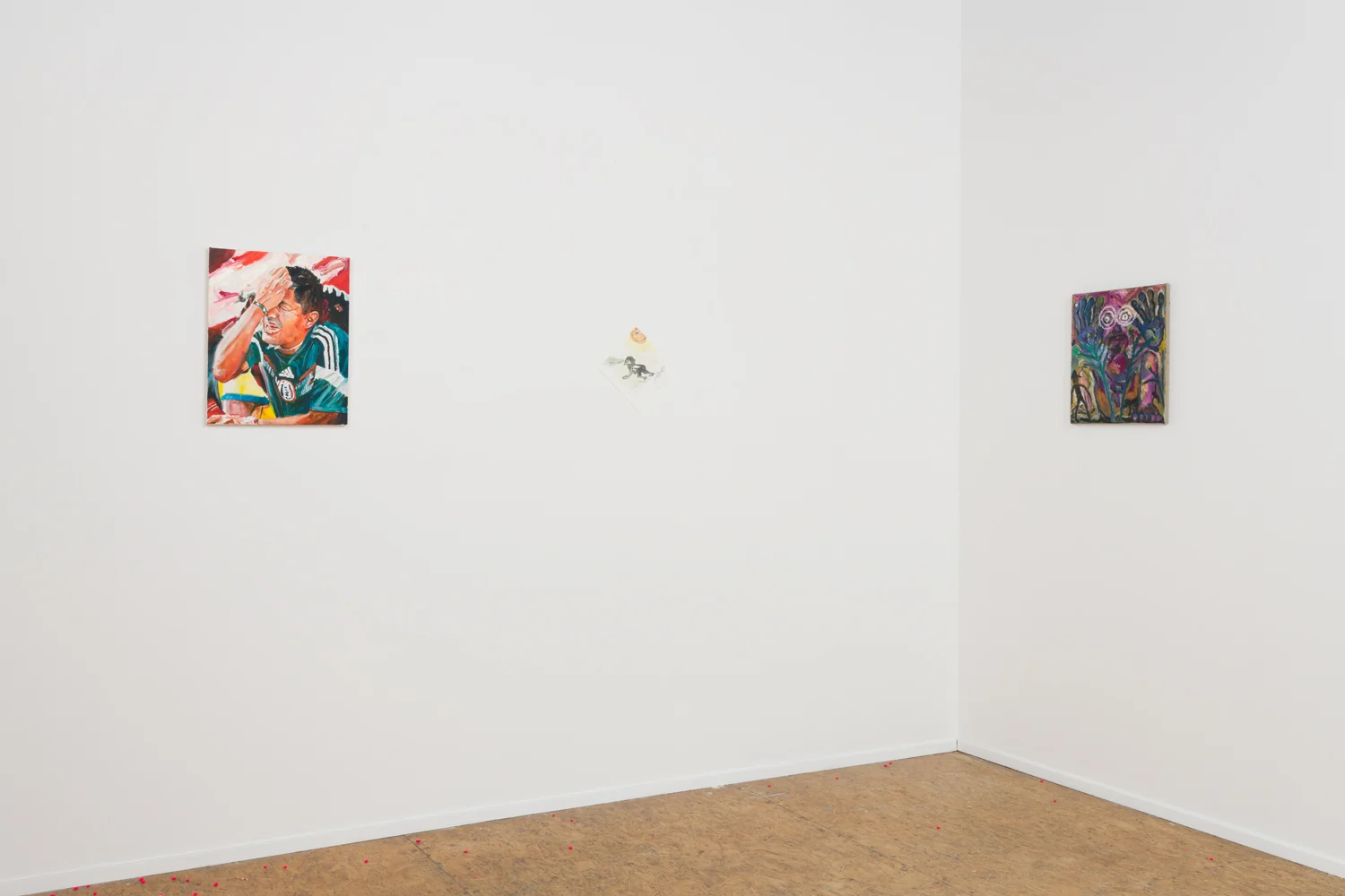 Facing Installation View BBQLA, Los Angeles, 2017