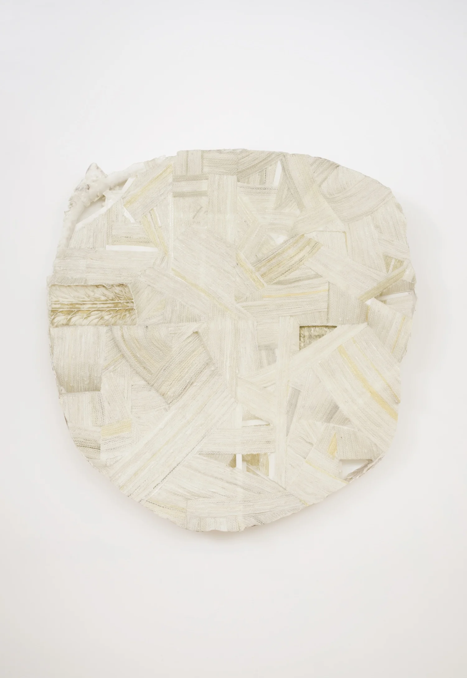 Nicolas Shake STP (No Shovel), 2016 polycaprolactone and acquired material 68 x 66 x 11 ½ inches