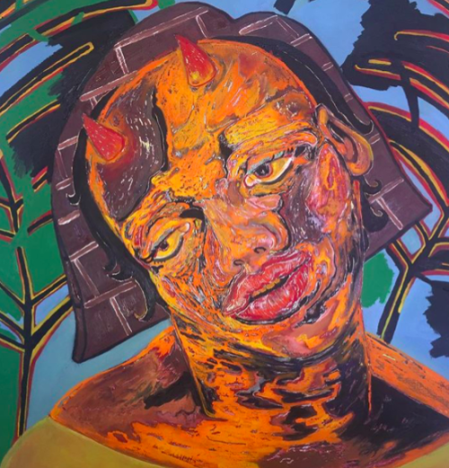 Janiva Ellis Bloodlust Halo , 2017 (detail)