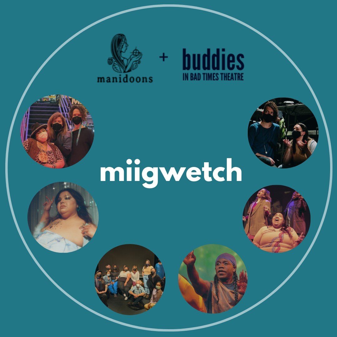 On behalf of manidoons collective, a heartfelt miigwetch to everyone who came out to support our production of White Girls in Moccasins both online and in-person!

Big love to @buddiesto for all the support and to every single person who shaped this 