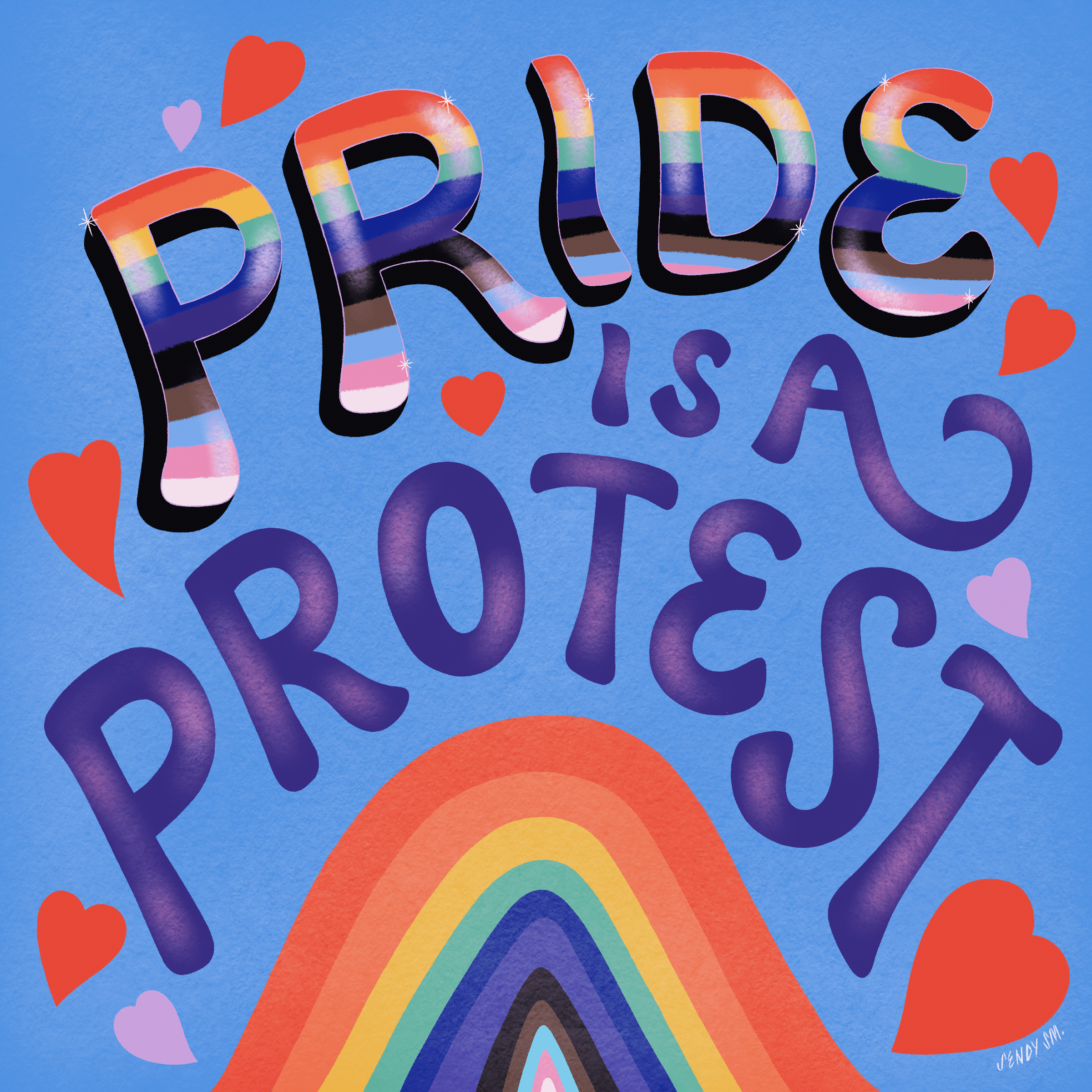 Pride Is A Protest gif