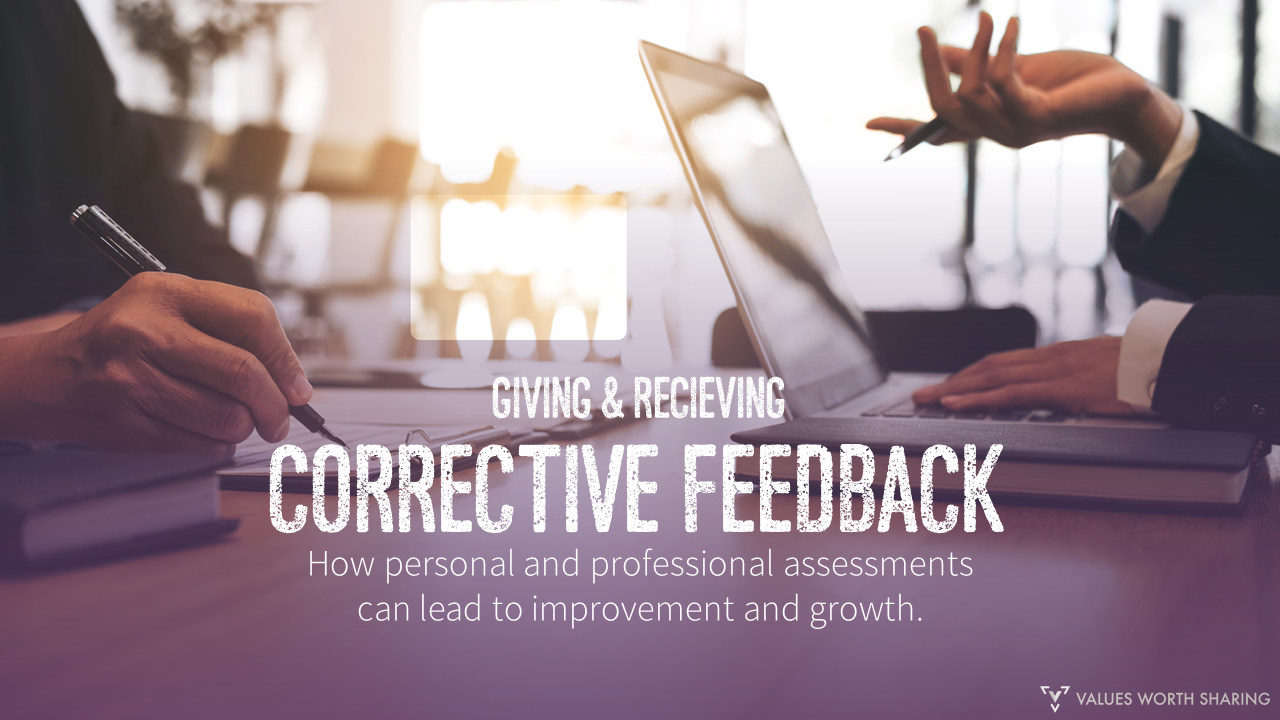 Being Receptive to Corrective Feedback