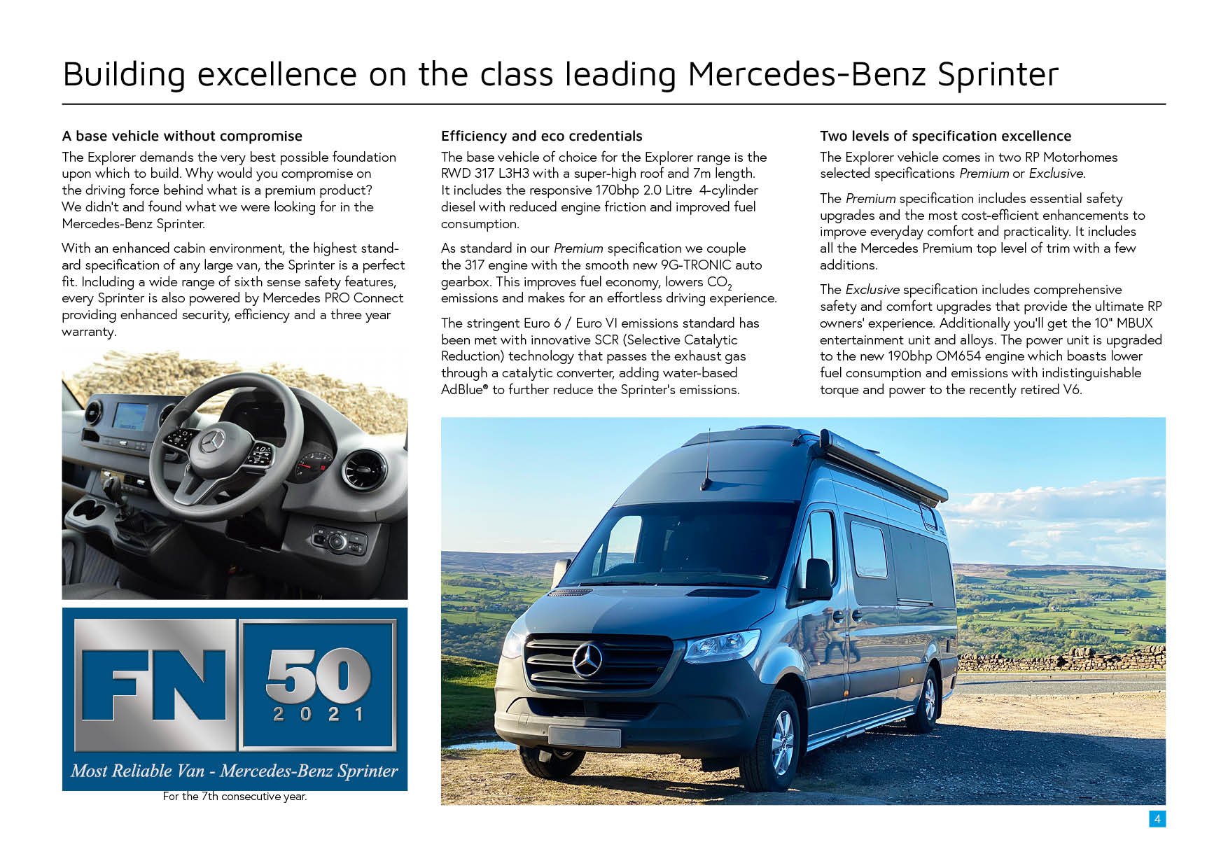 2020 Mercedes-Benz Sprinter Interior Features & Dimensions