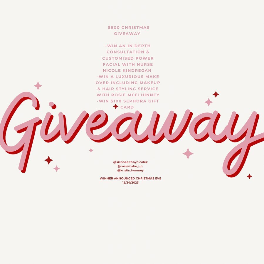 🎄 Spreading Christmas Cheer to say THANK YOU this Holiday Season 🎄 

We&rsquo;ve teamed up with some amazing ladies in the beauty industry for our Christmas giveaway this year, valued at $900! 💄💅🏽 🧖&zwj;♀️ 

To enter simply:

🩷follow all 3 @sk