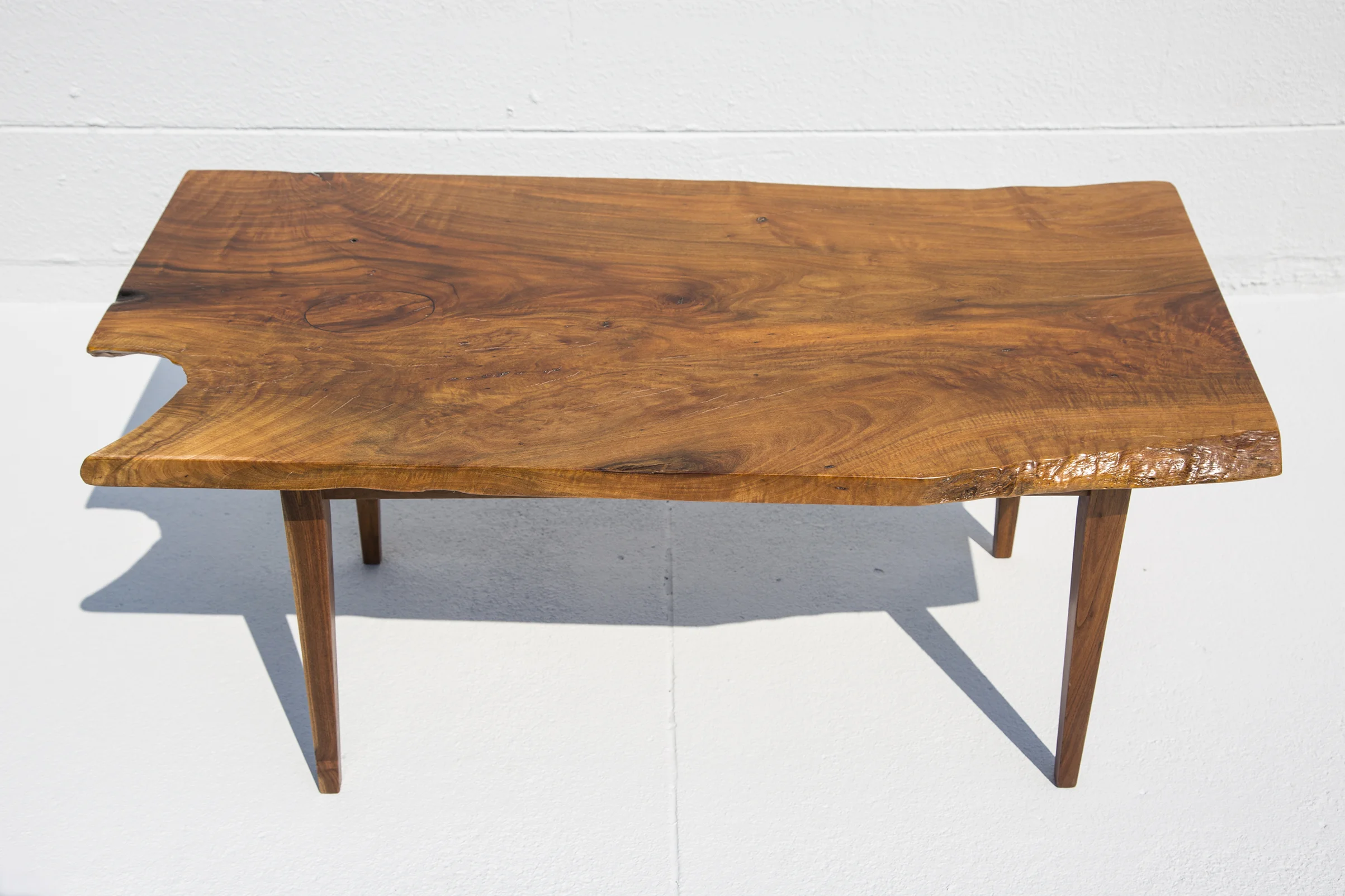 Slab coffee table