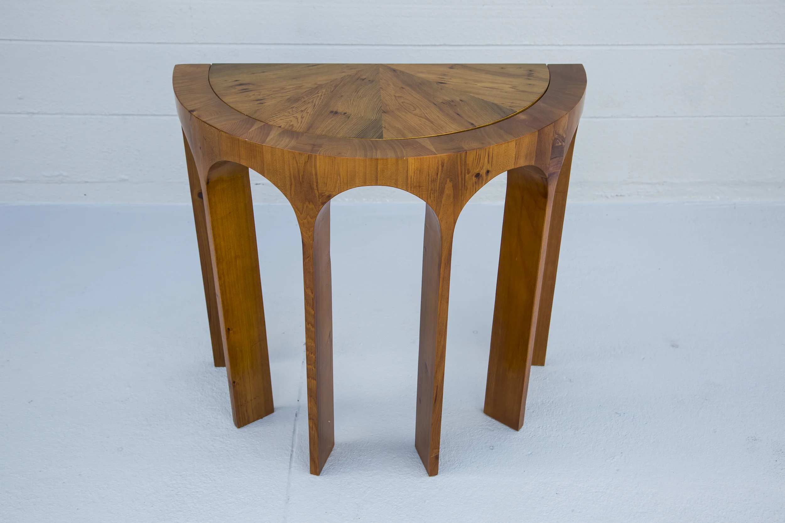 Half Moon Art Deco Console