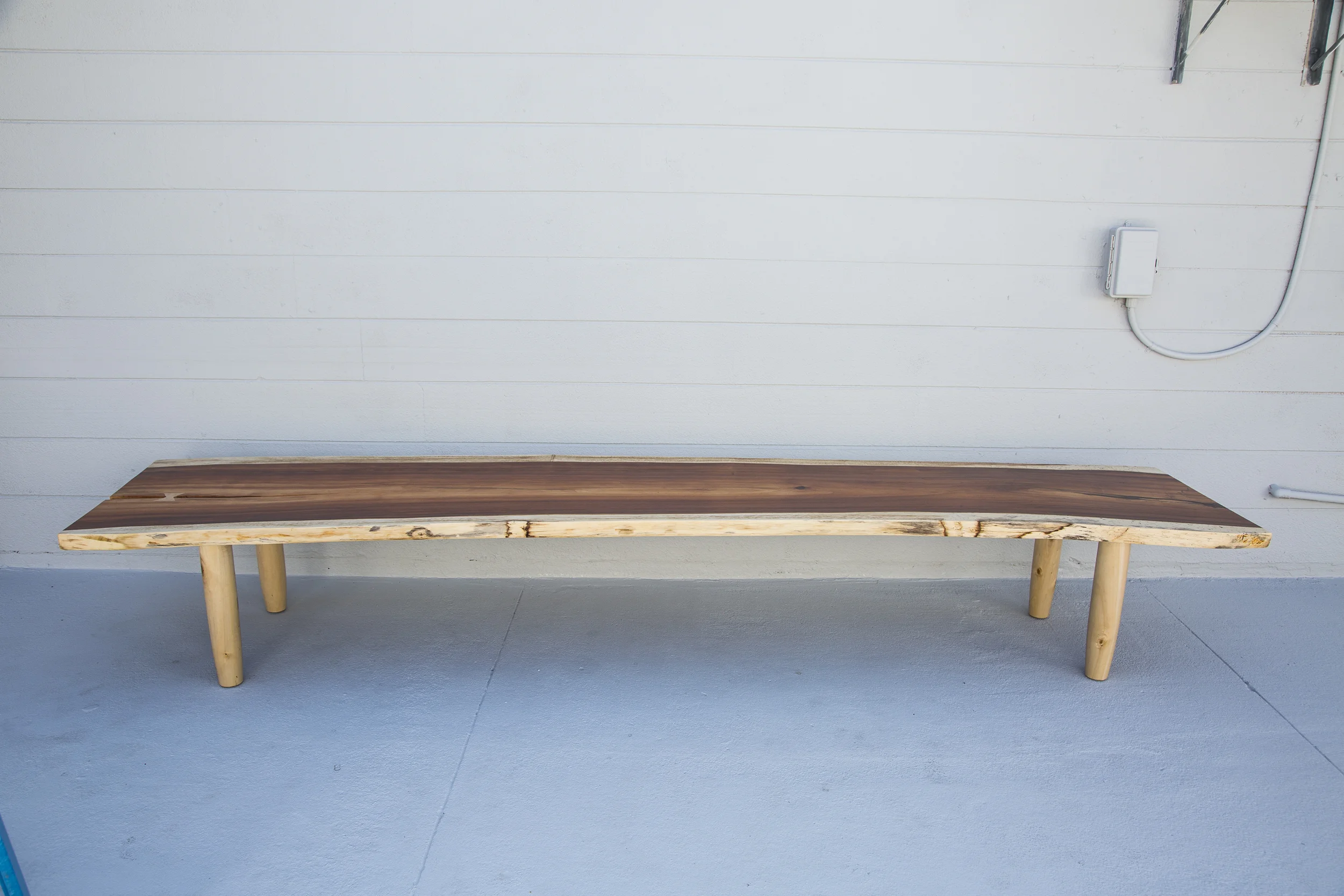 Large slab low bench/table