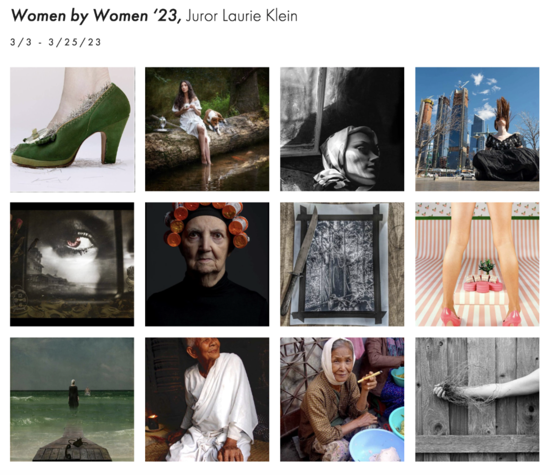 Women by Women at the SE Center for Photography March 3 - March 25, 2023