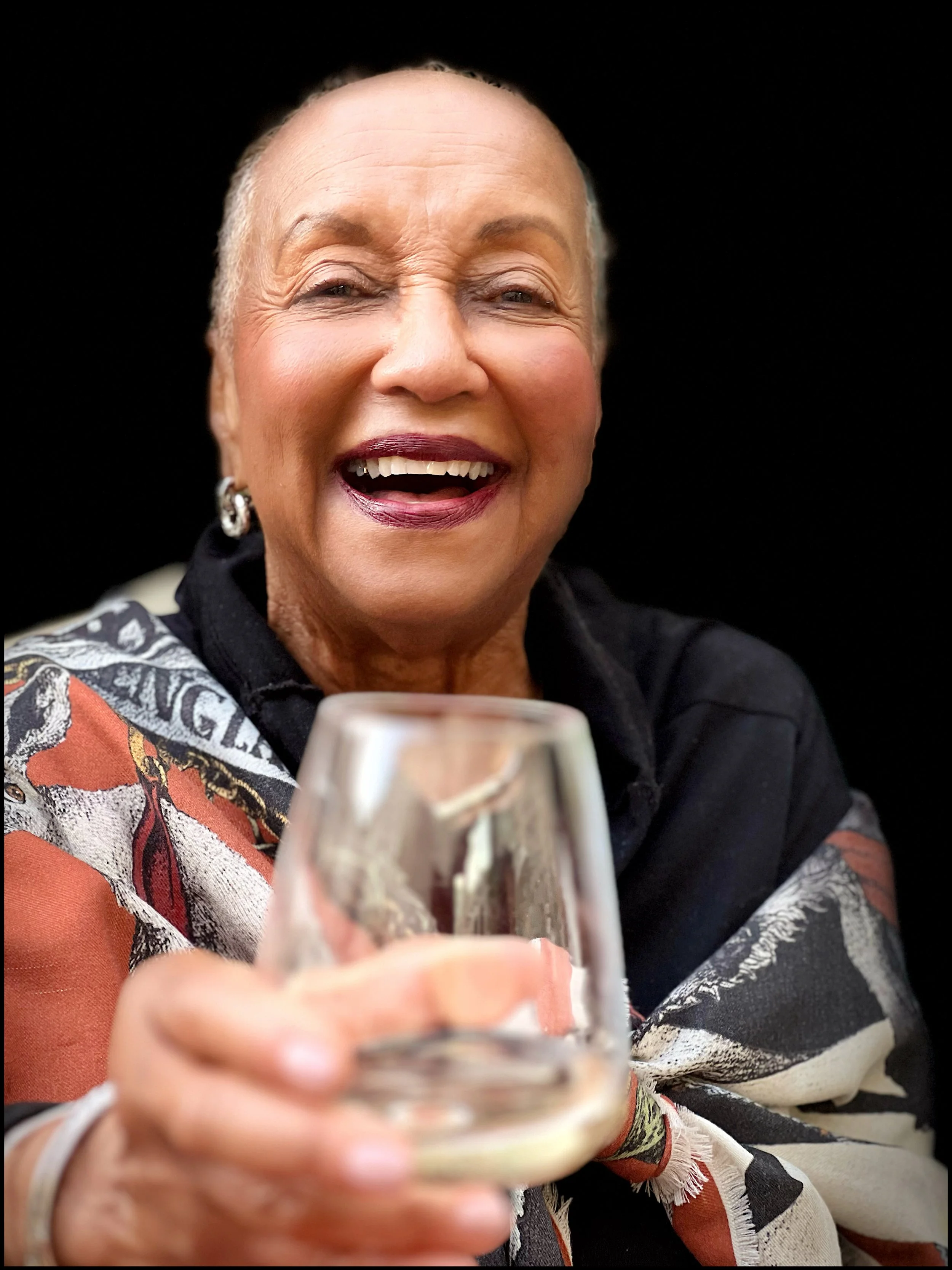 A toast to you photo of Jo Cazenave by Becky Jaffe.JPG