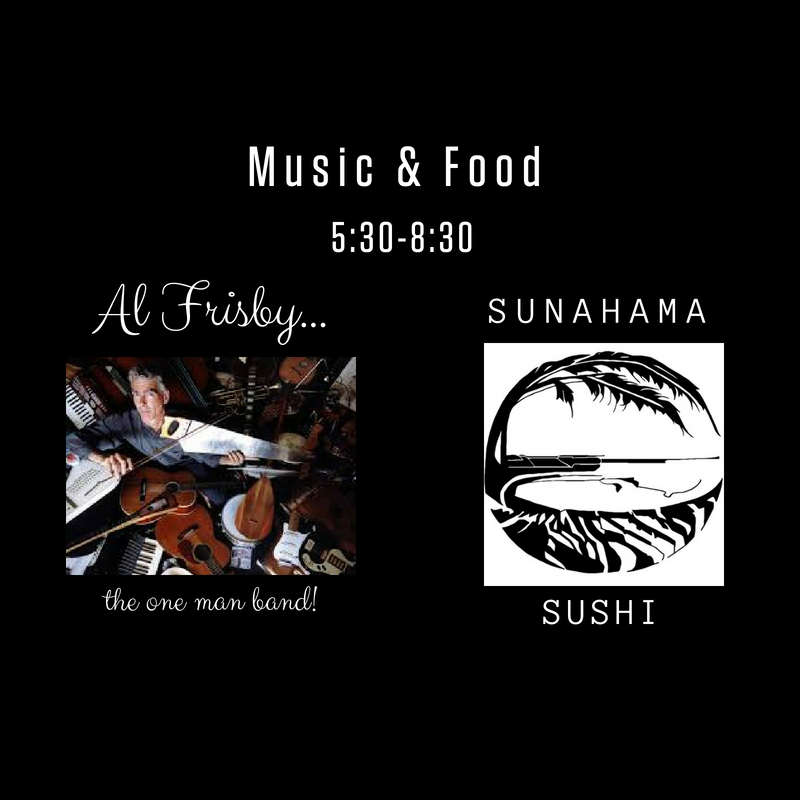 Sip, Savor & Sway with Sunahama Sushi & Al Frisby