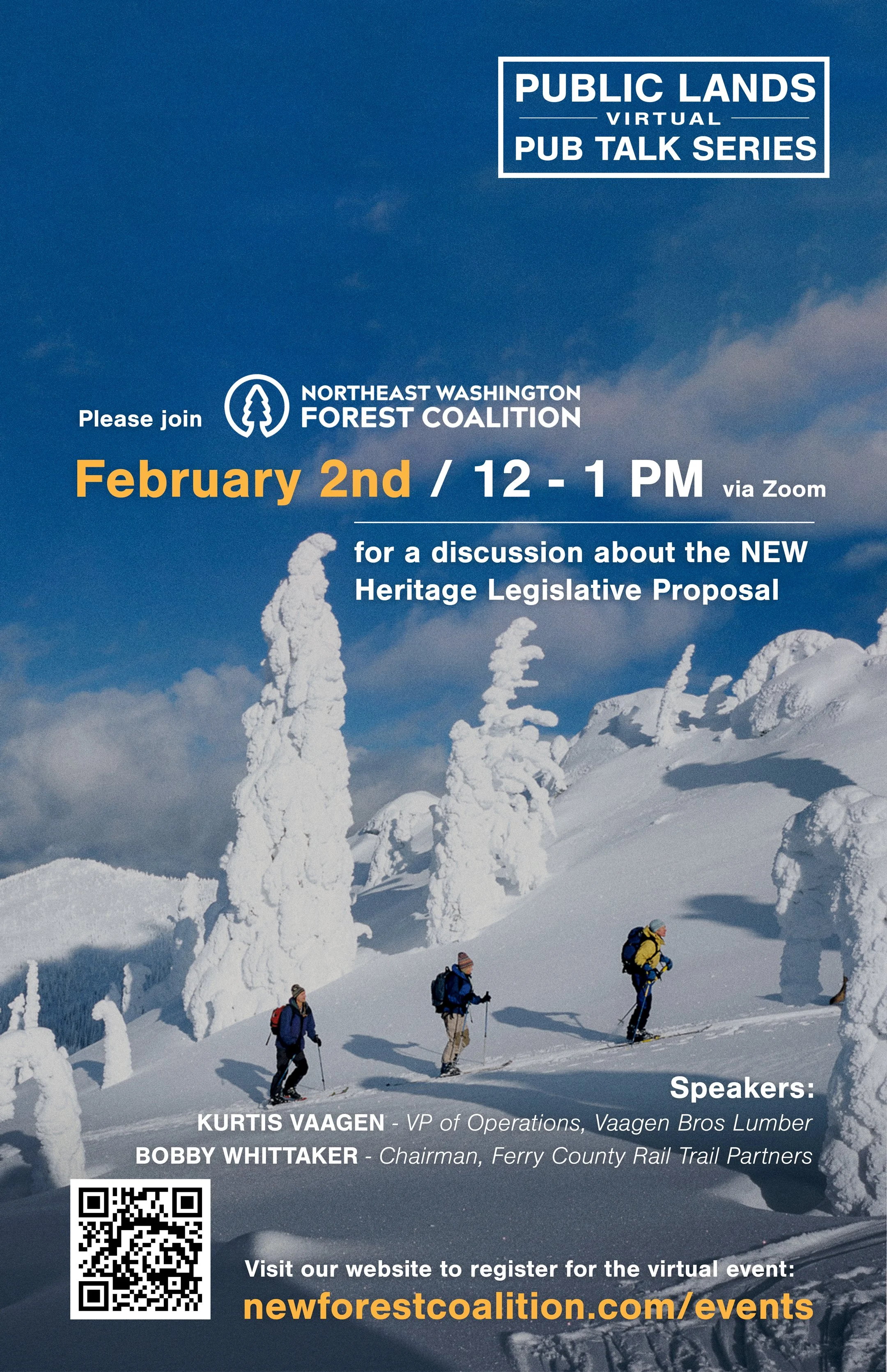 Virtual Pub Talk--Discussion on NEW Heritage legislative initiative