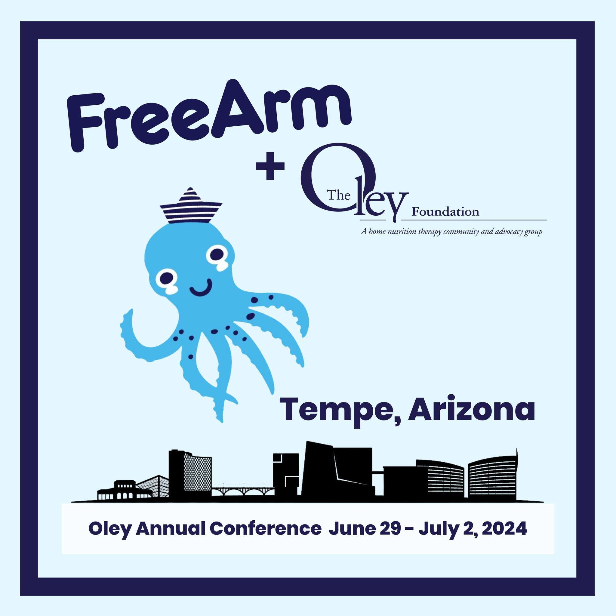 Will you be attending @the_oley_foundation annual conference in Tempe? Let us know and we will be sure to look for you!

Haven't registered yet? You can go to the link in our bio to register today!

#oleyconference #oley24 #oleyfoundation #feedingpum