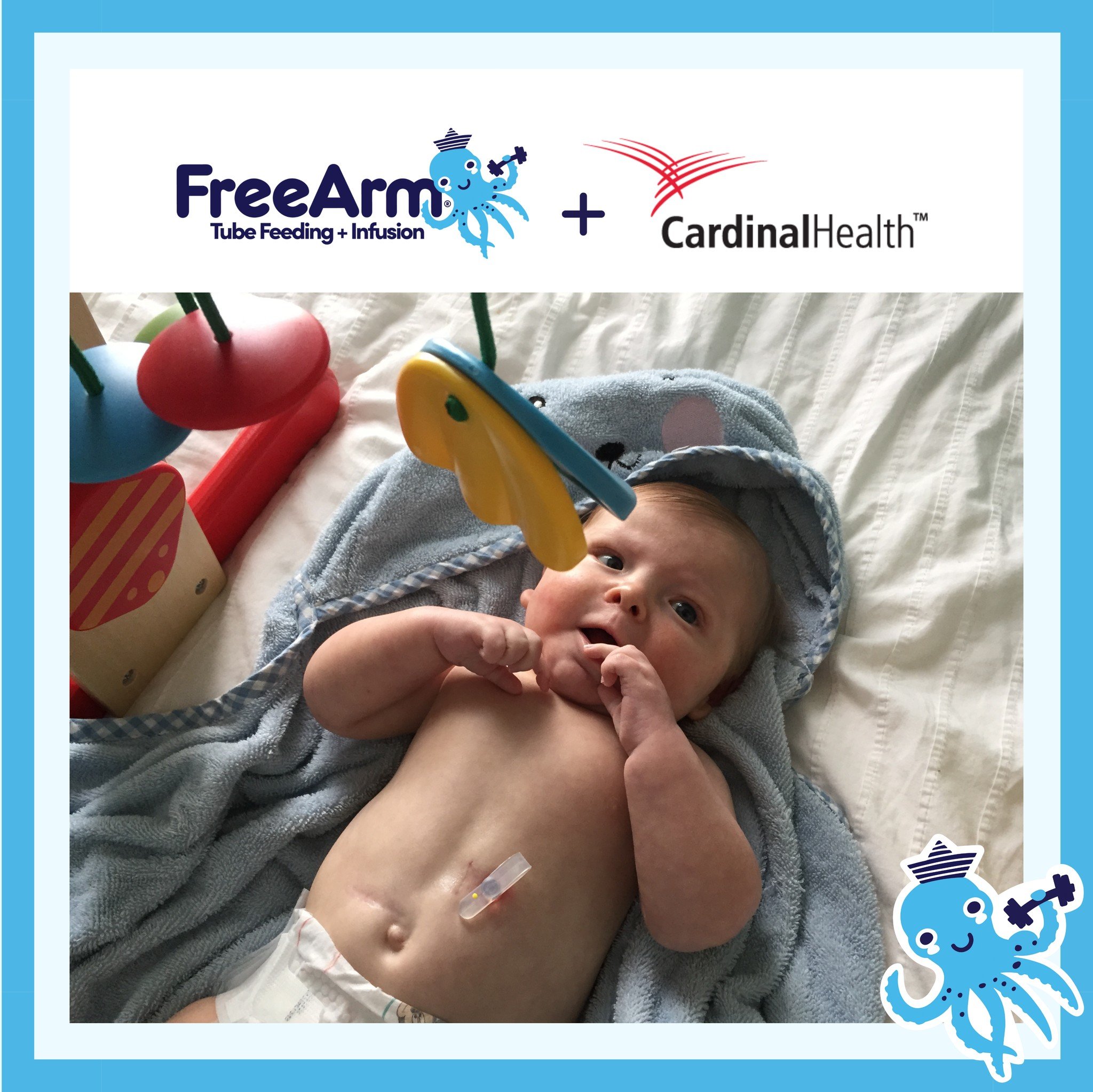 .
We are thankful to @cardinalhealthofficial for sharing Freeman&rsquo;s story and for getting FreeArms to families who need them.

#cardinalhealth #freemansstory #freearmfan #tubiebaby #medicalmom #childlife #medicallycomplex #nicu #nicubaby #gtube 
