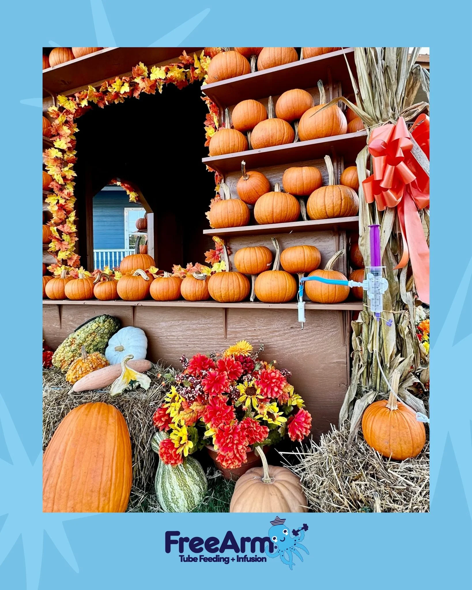 It's pumpkin season!

#feedingpump #feedingtubelife #tubielife #tubefeeding #ngtube #freearm #pumpfed  #wheelchairlife #njtube #feedingtube #specialneedsjourney #feedingtubeawareness #freearmfan #tubie #tubefed #gtube #medicallycomplex #feedingtubes 