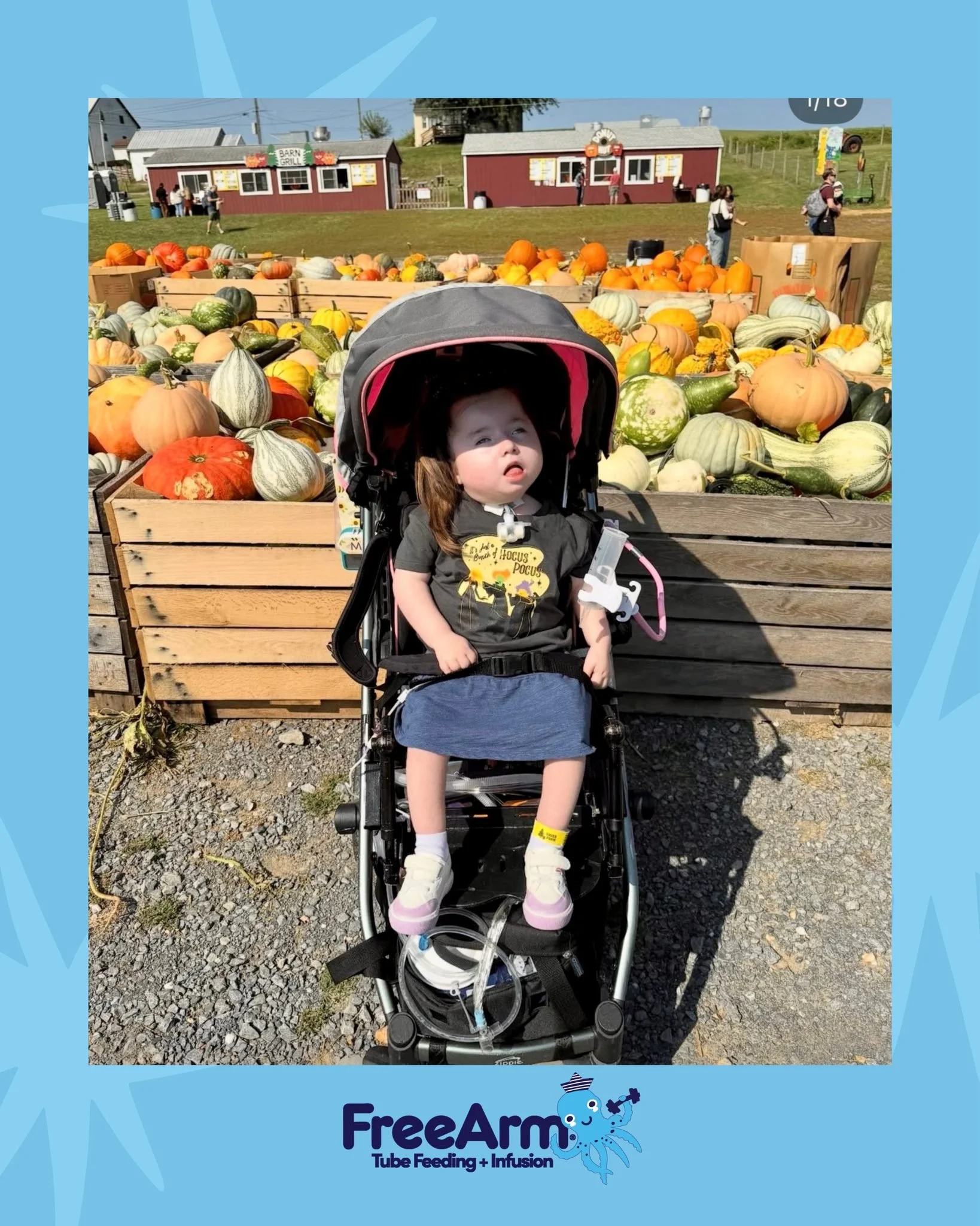 We found the cutest pumpkin in the patch!

#tubieinthewild #tubie #tubefed #tubefeeding #enteralnutrition #blenderizeddiet #blendeddiet #pureediet #dysphagia #chronicillness #medicallycomplex #specialneedsparent #specialneedsfamily #specialneeds #adv