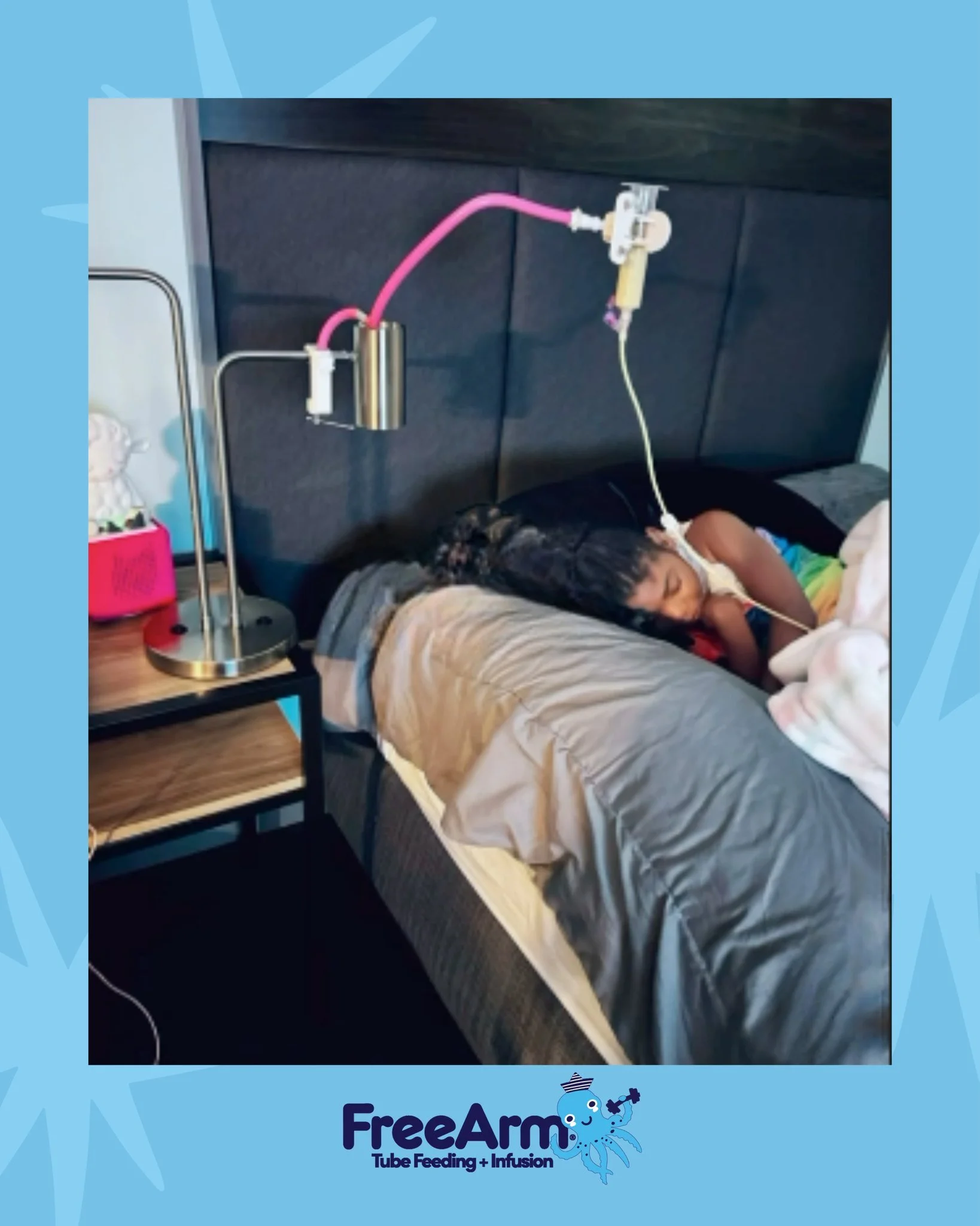 Bedtime! Sleep well, @theholmesjourney!

#medicalmom #childlife #medicallycomplex #nicu #nicubaby #gtube #gtubebaby #tubefed #tubie #freearmfan #feedingtubemom #tubiekid #feedingtubeawareness #feedingtube #njtube #freearm #dietitian #childlifespecial