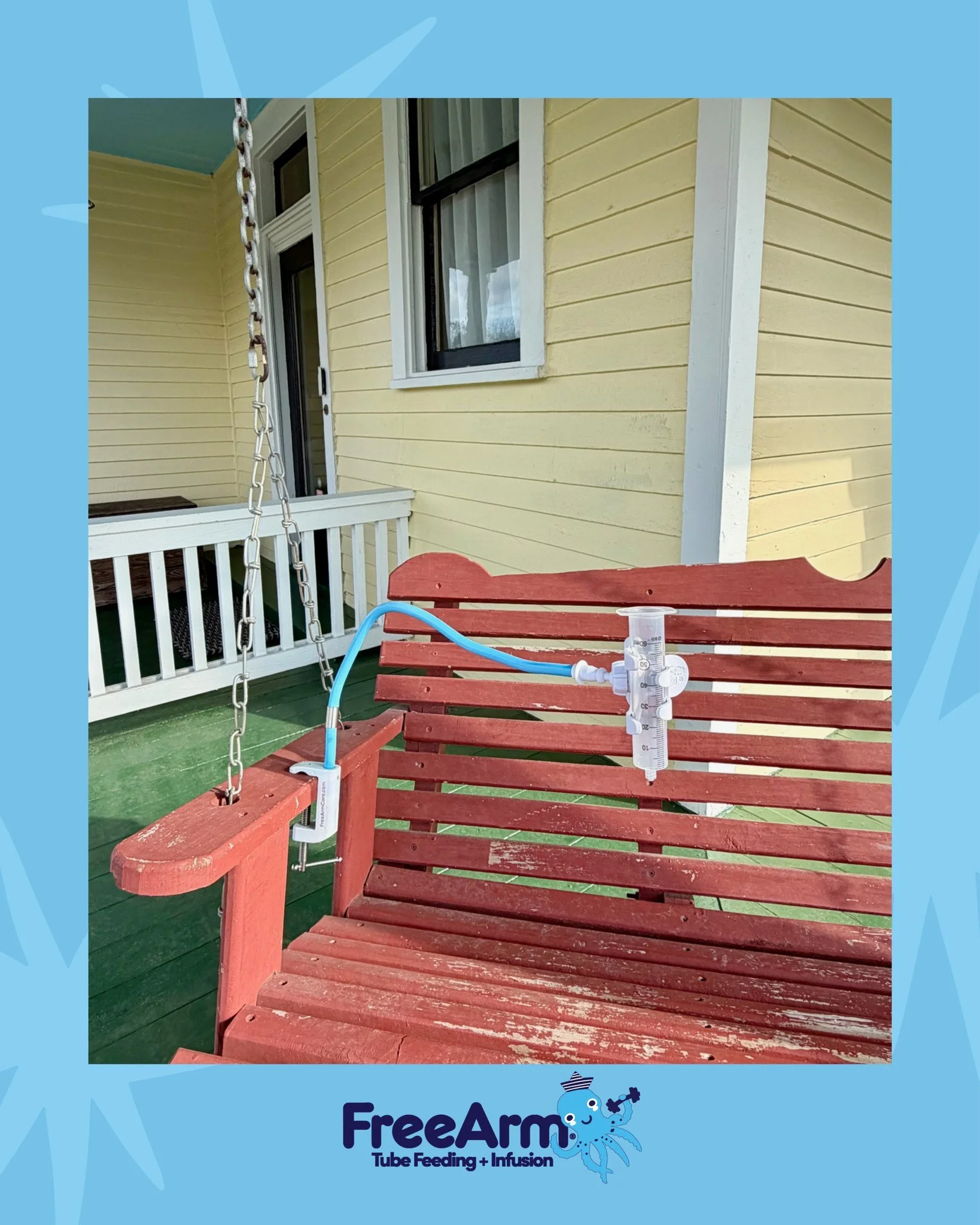 Swinging right into the weekend!

#feedingpump #feedingtubelife #tubielife #tubefeeding #ngtube #freearm #pumpfed  #wheelchairlife #njtube #feedingtube #specialneedsjourney #feedingtubeawareness #freearmfan #tubie #tubefed #gtube #medicallycomplex #f