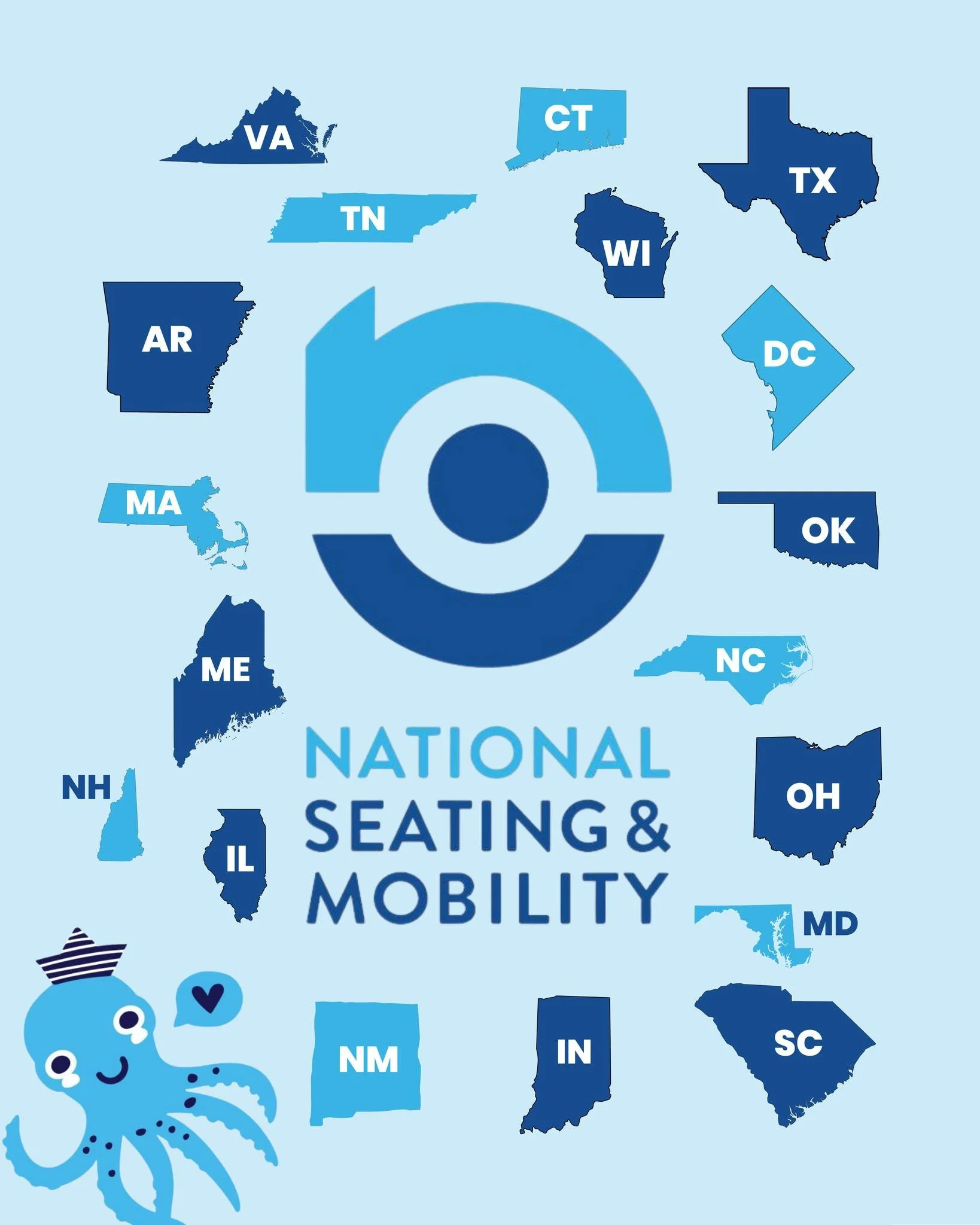 Did you know that @nsmobility provides wheelchairs nationwide and also enteral supplies in these 18 states?

Contact NSM today to see if a FreeArm can be covered by your insurance and provided by NSM with your monthly tube feeding supplies or wheelch