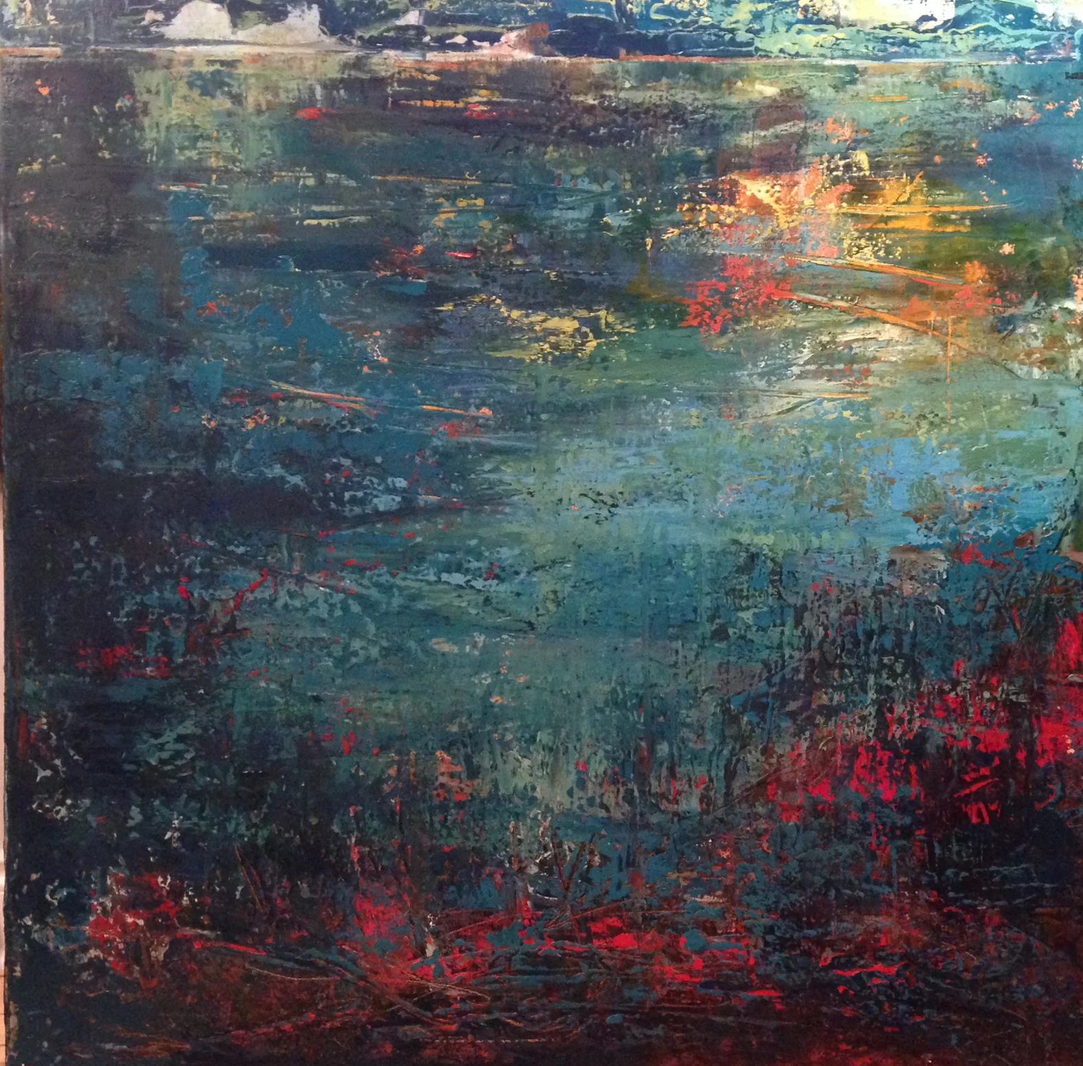 All the Light Under the Sea 36"x36" $2600 SOLD