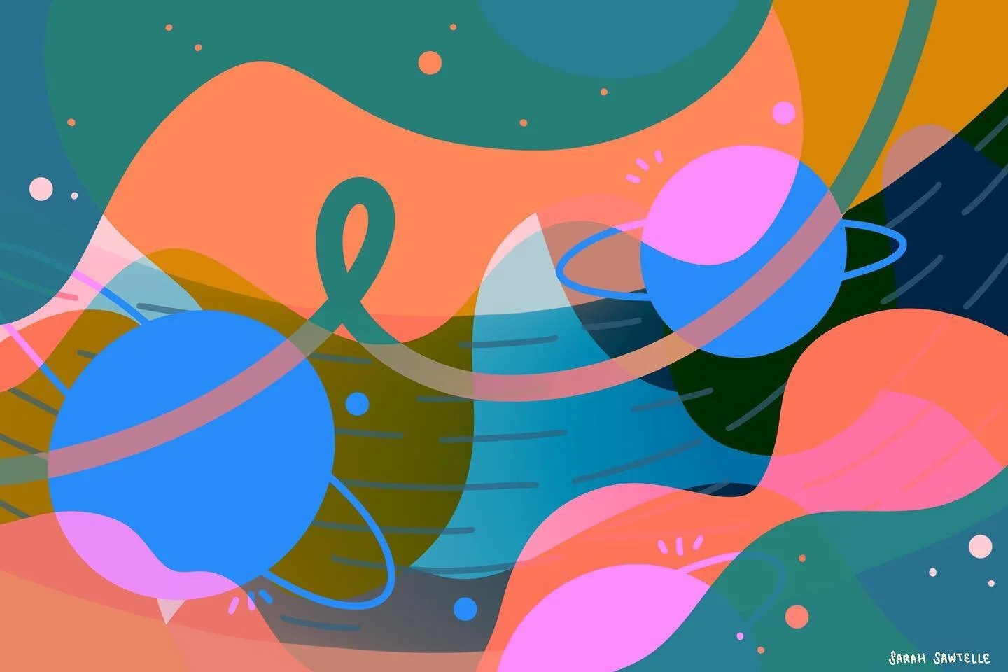 a tad space-y 🪐 (actually, very space-y)
-⁣⁣
-⁣⁣
-⁣⁣
#art #illustration #artistsofinstagram #portland #procreate #digitalillustration #illustagram #illustrator #abstract