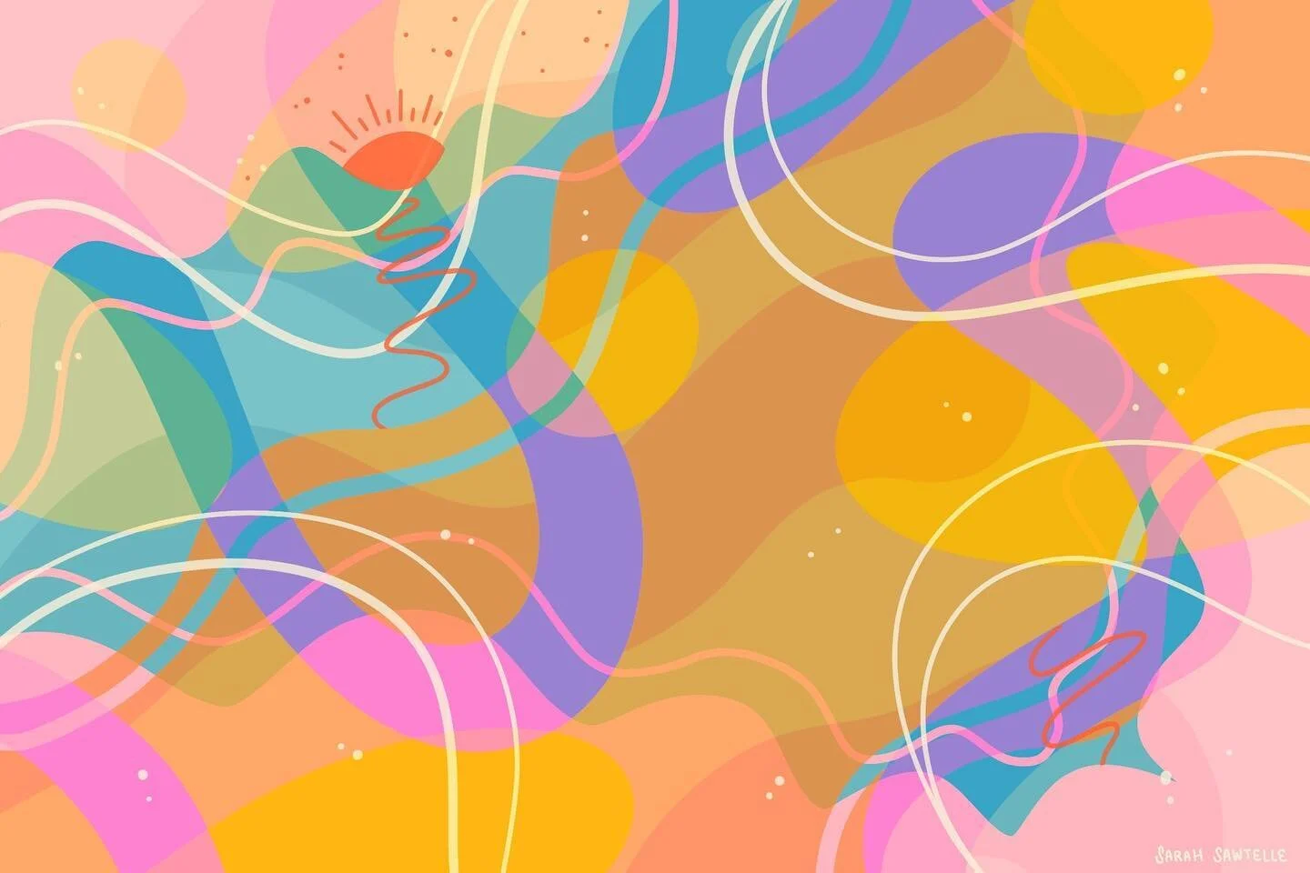 just a small sunrise⛅️
-⁣⁣
-⁣⁣
-⁣⁣
#art #illustration #artistsofinstagram #portland #procreate #digitalillustration #illustagram #illustrator #abstract