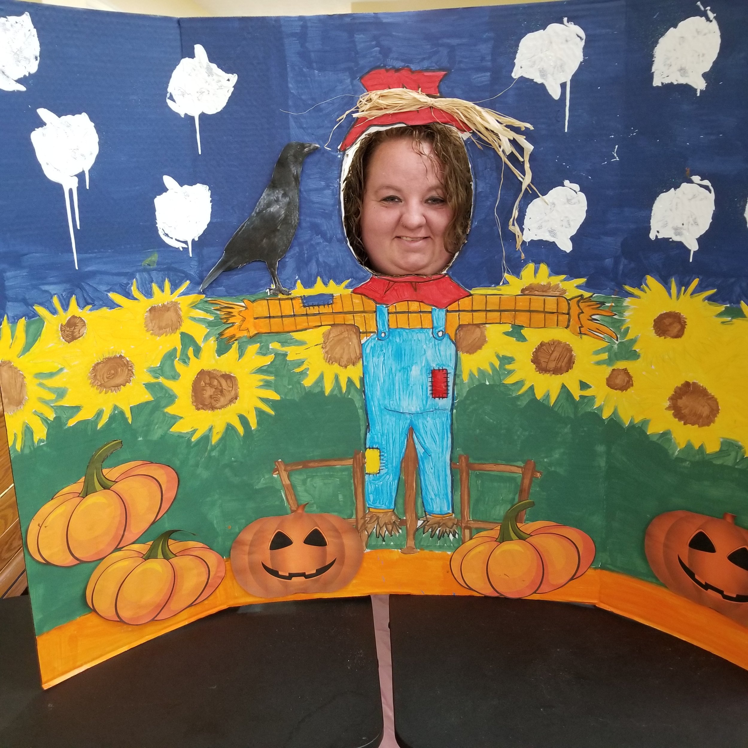 Photo op at center's Fall Festival 2021