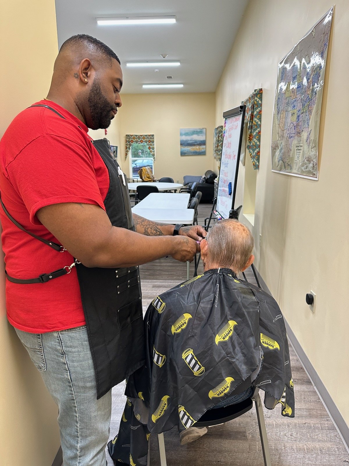 Available haircuts from master barber, Frank