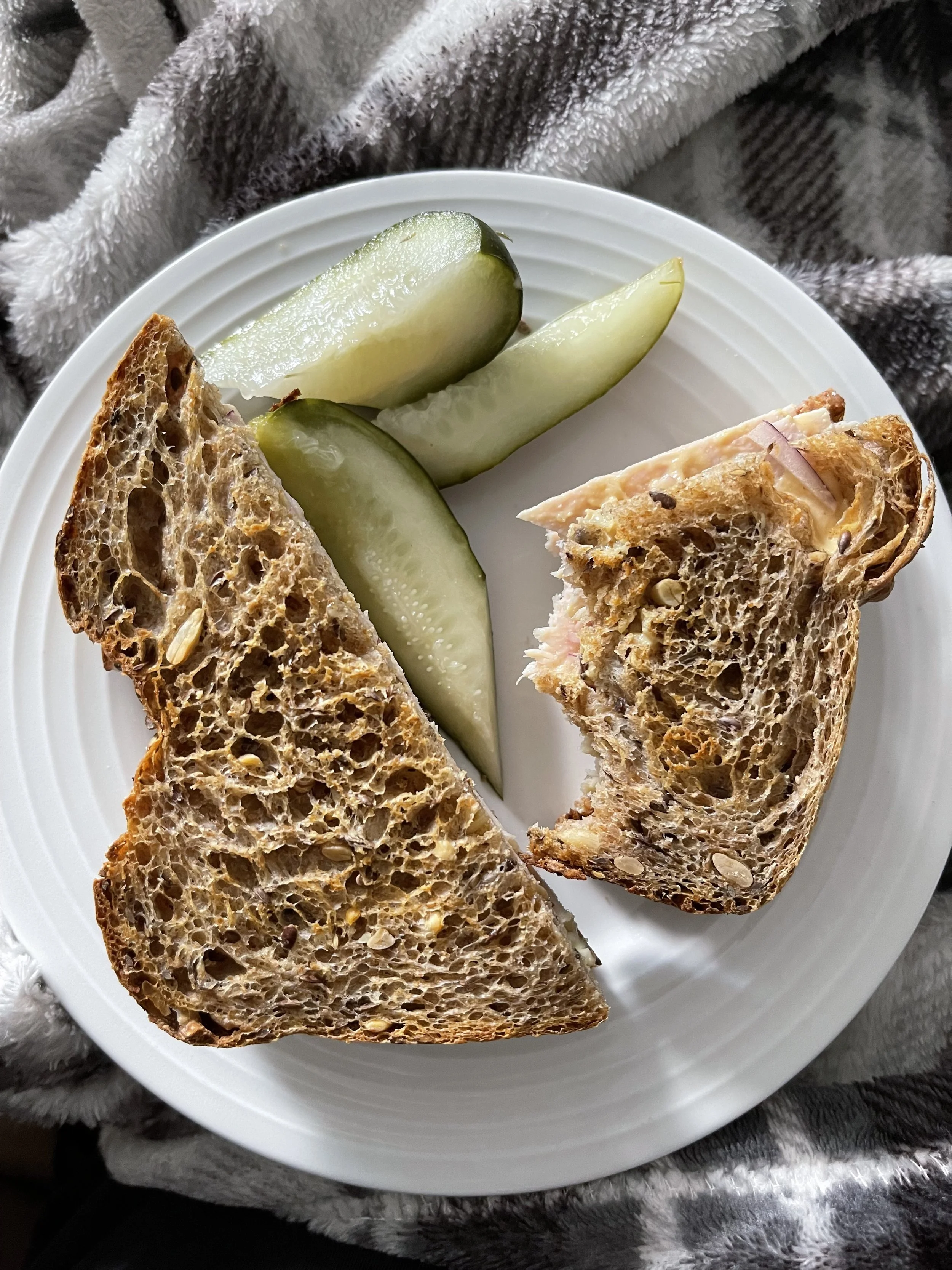 Fibrous Flax Sandwich Loaf