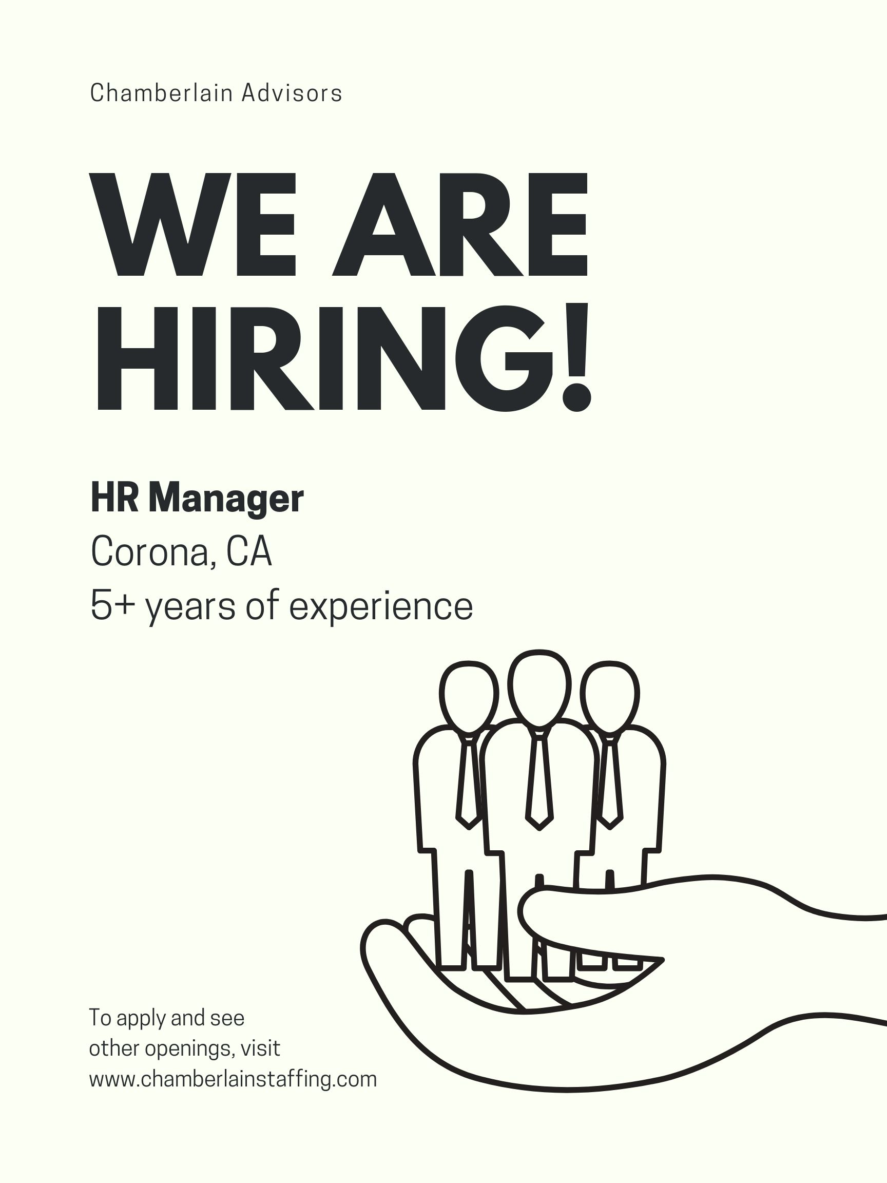 We are Hiring!
