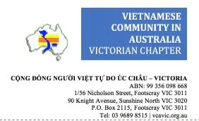 Chi tiết thành viên và vai trò Uỷ Ban Vận Động và Tổ Chức Bầu Cử Ban Chấp Hành Cộng Đồng Người Việt Tự Do Vic, nhiệm kỳ 2019-2022